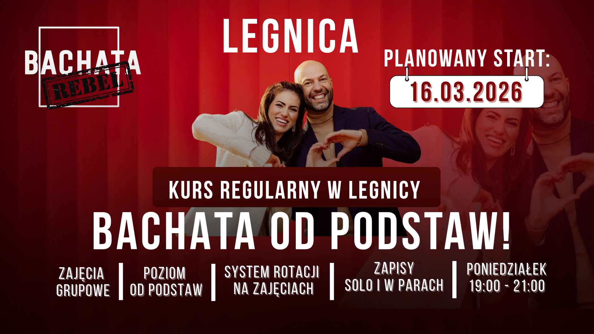 Bachata od Podstaw w Legnicy - Kurs Regularny z Profesjonalnymi Instruktorami