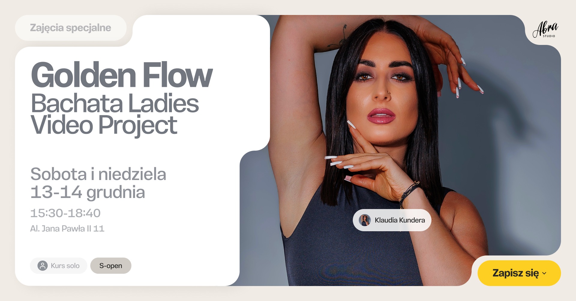 Golden Flow - Bachata Ladies Video Project z Klaudią Kunderą poziom S-open