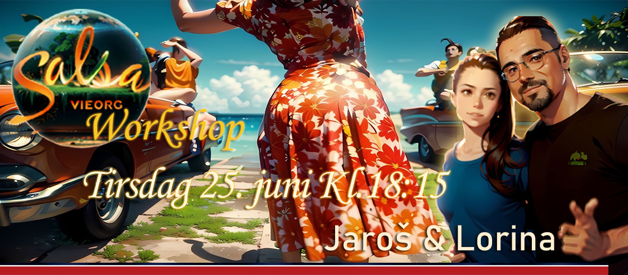 Salsa & Bachata Workshop Uge 26 2024 i Salsa Viborg