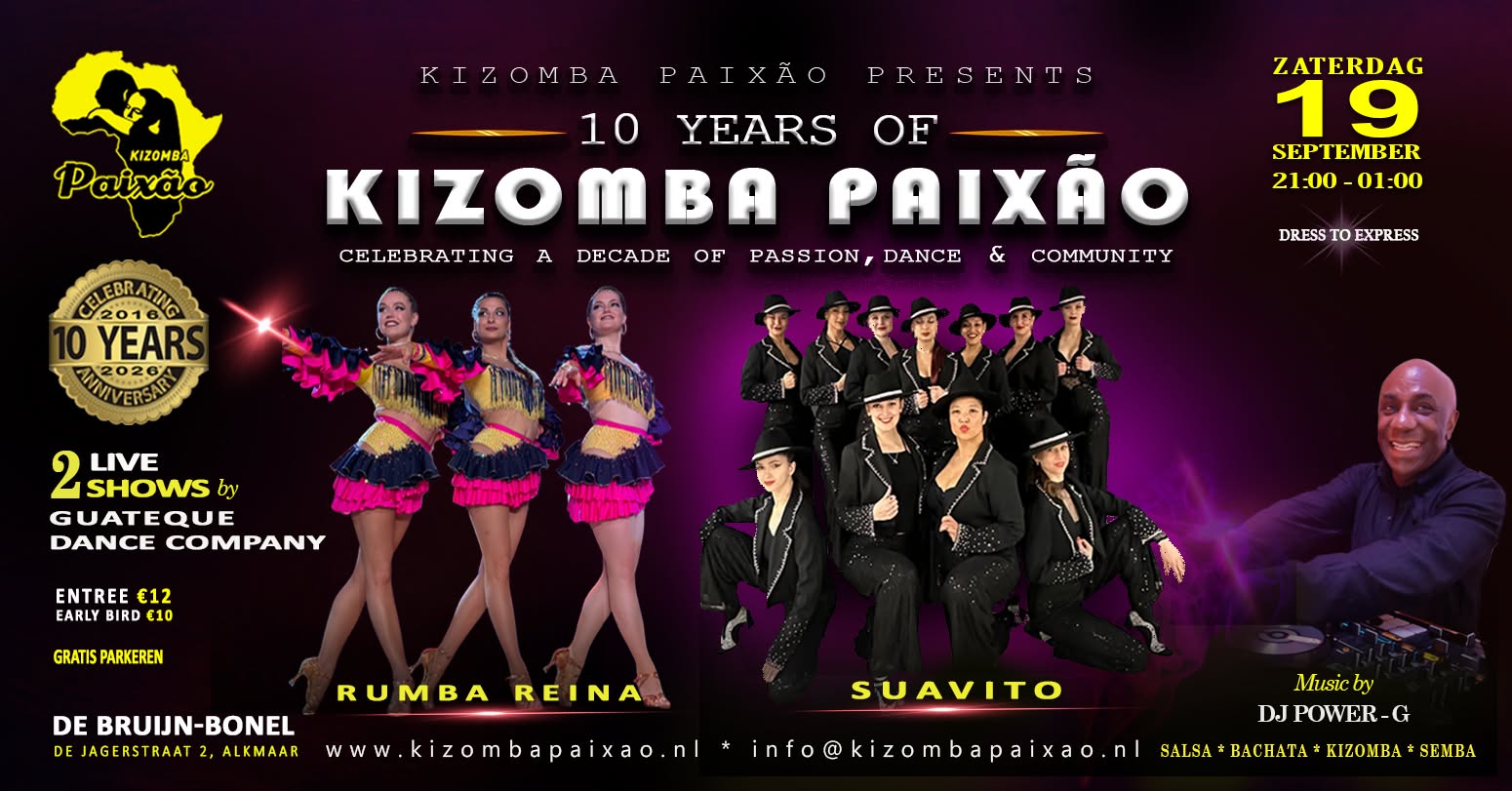 10 YEARS OF KIZOMBA PAIXÃO (2016-2026)