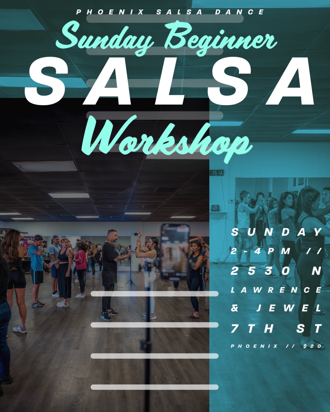 Sunday Beginner Salsa Workshop with Phoenix Salsa Dance!