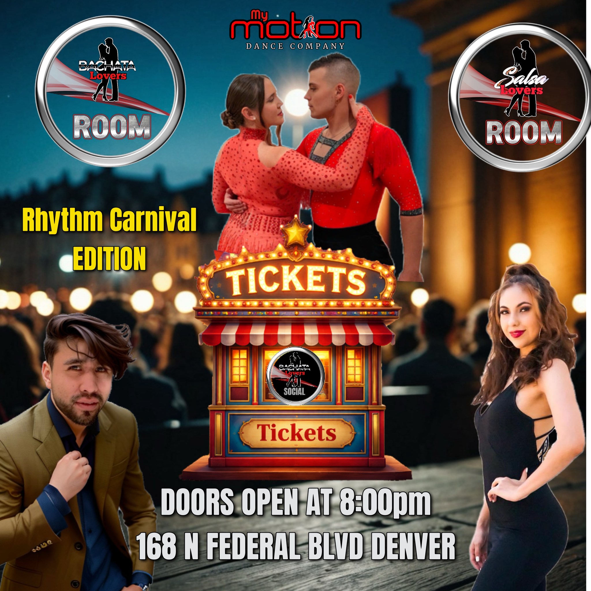 Bachata Salsa Lovers Social: Rhythm Carnival Edition
