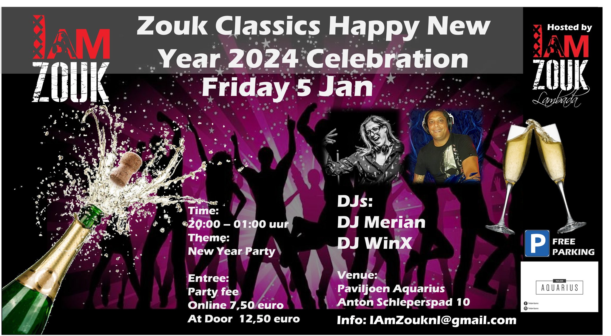 5 JAN IAm Zouk Classic NY Celebration Party