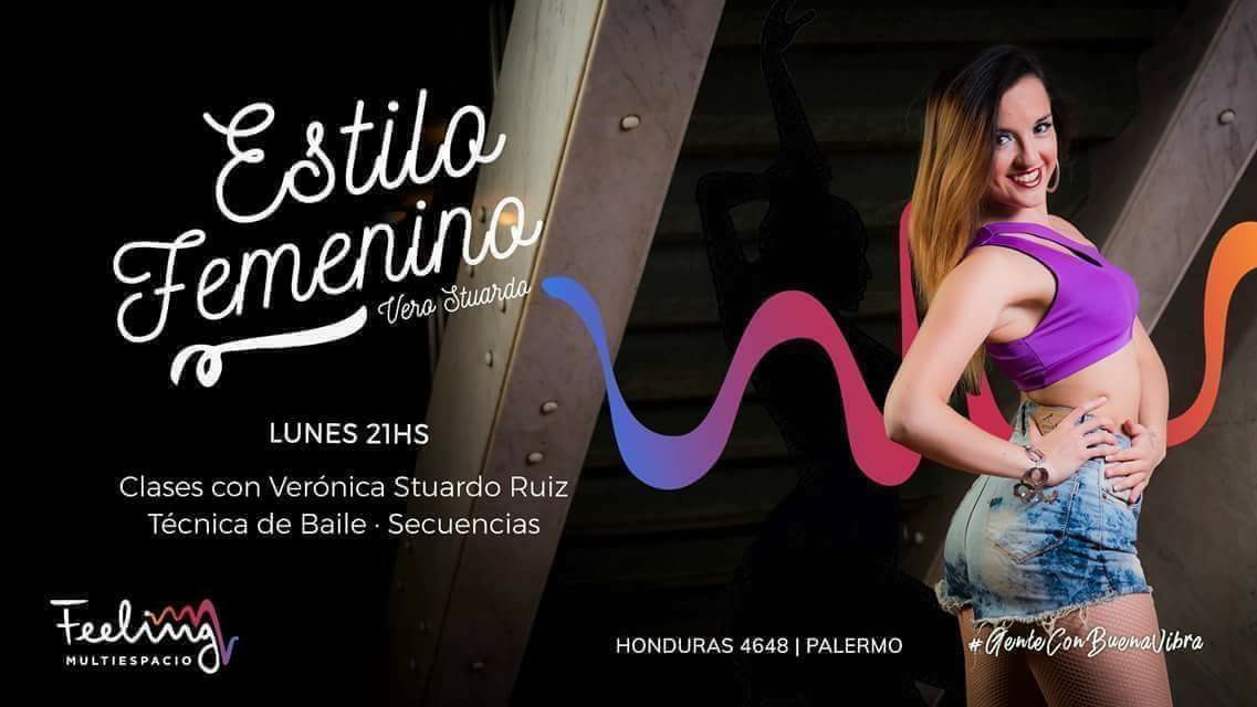 Lunes 21hs Clase de Estilo con Verónica Stuardo Ruiz