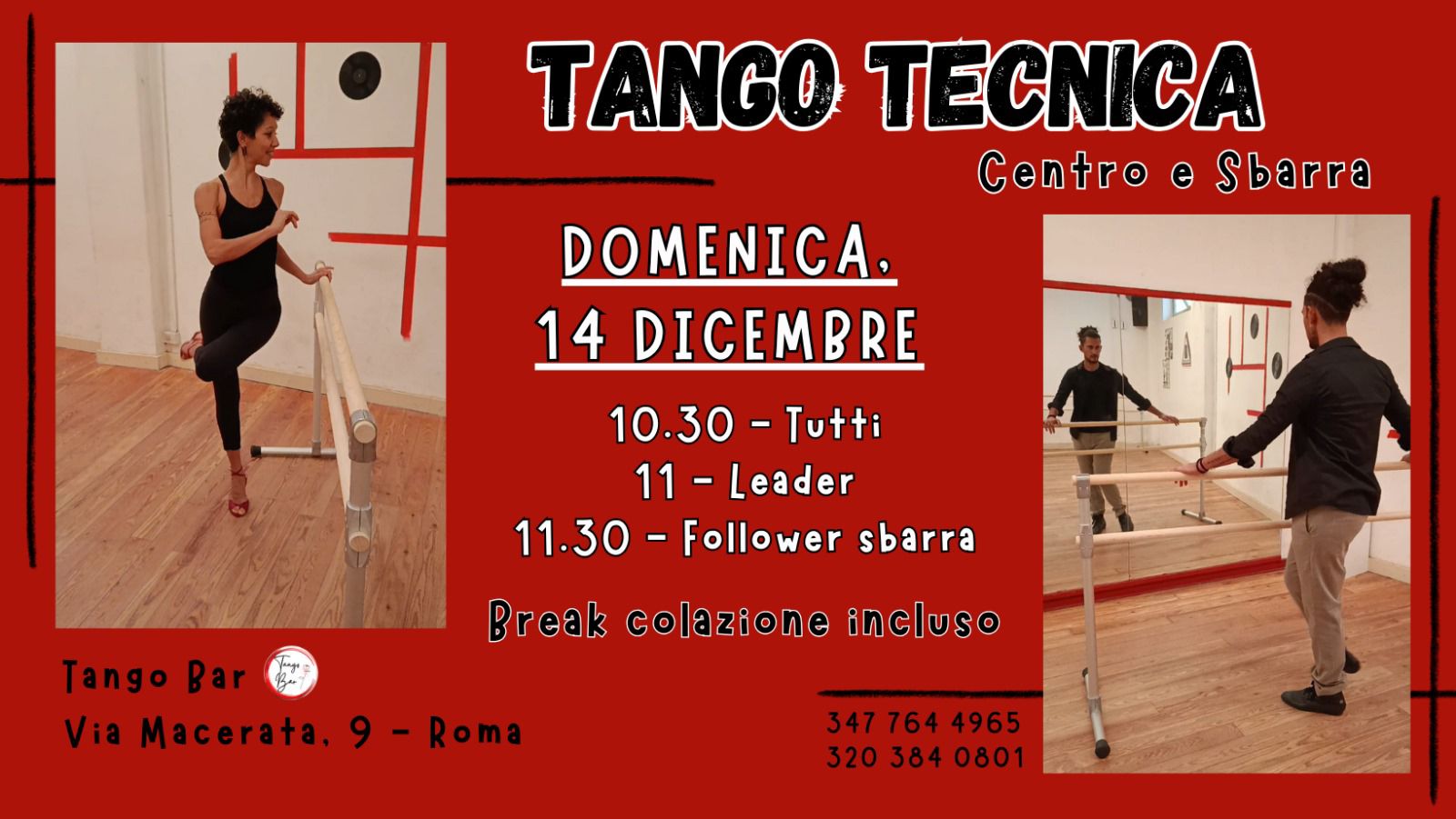 TANGO TECNICA Centro e Sbarra
