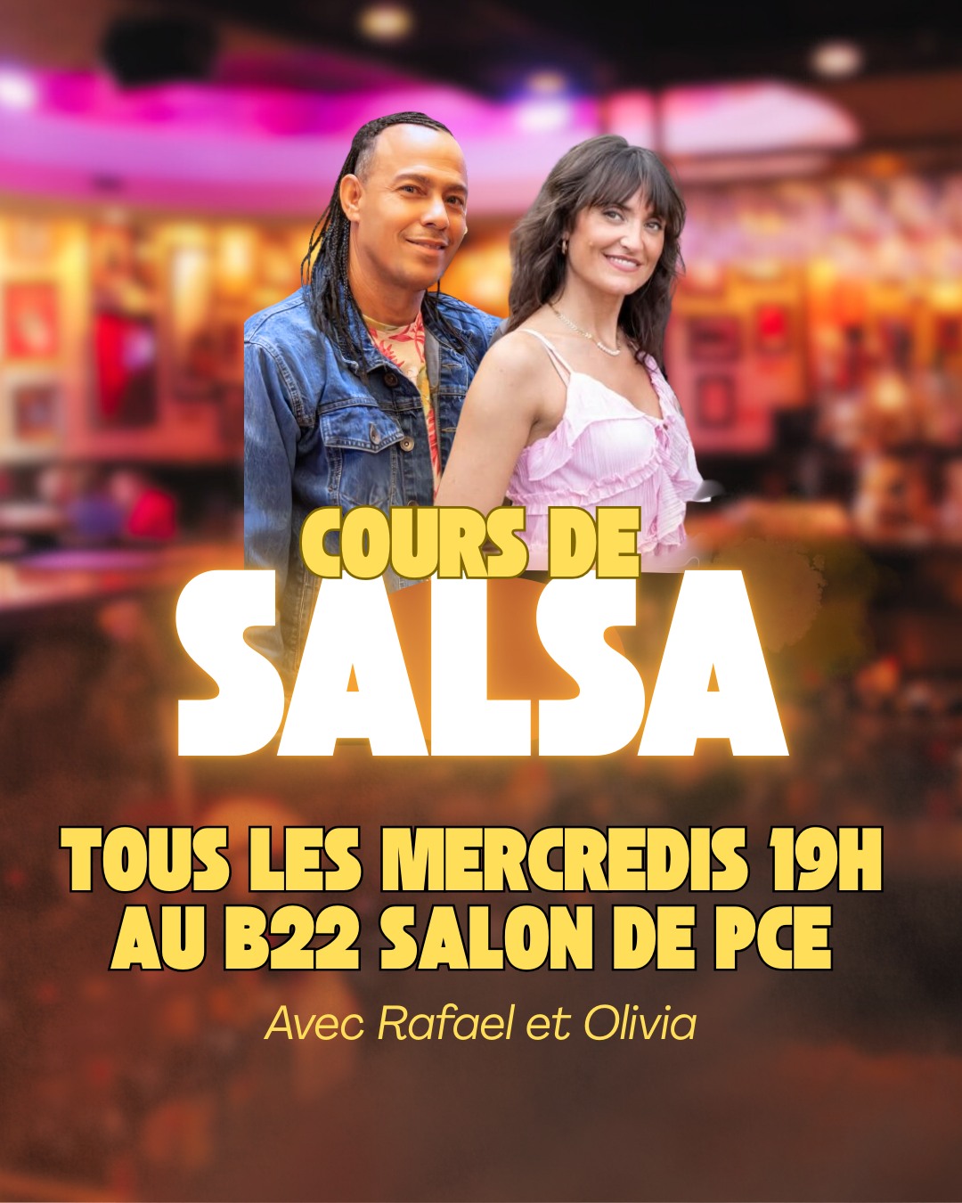 Nouveau cours de Salsa Intermédiaire