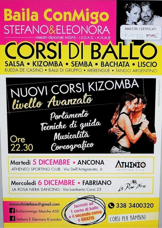 Nuovi Corsi Kizomba liv.Avanzato 5 6 Dicembre 2017
