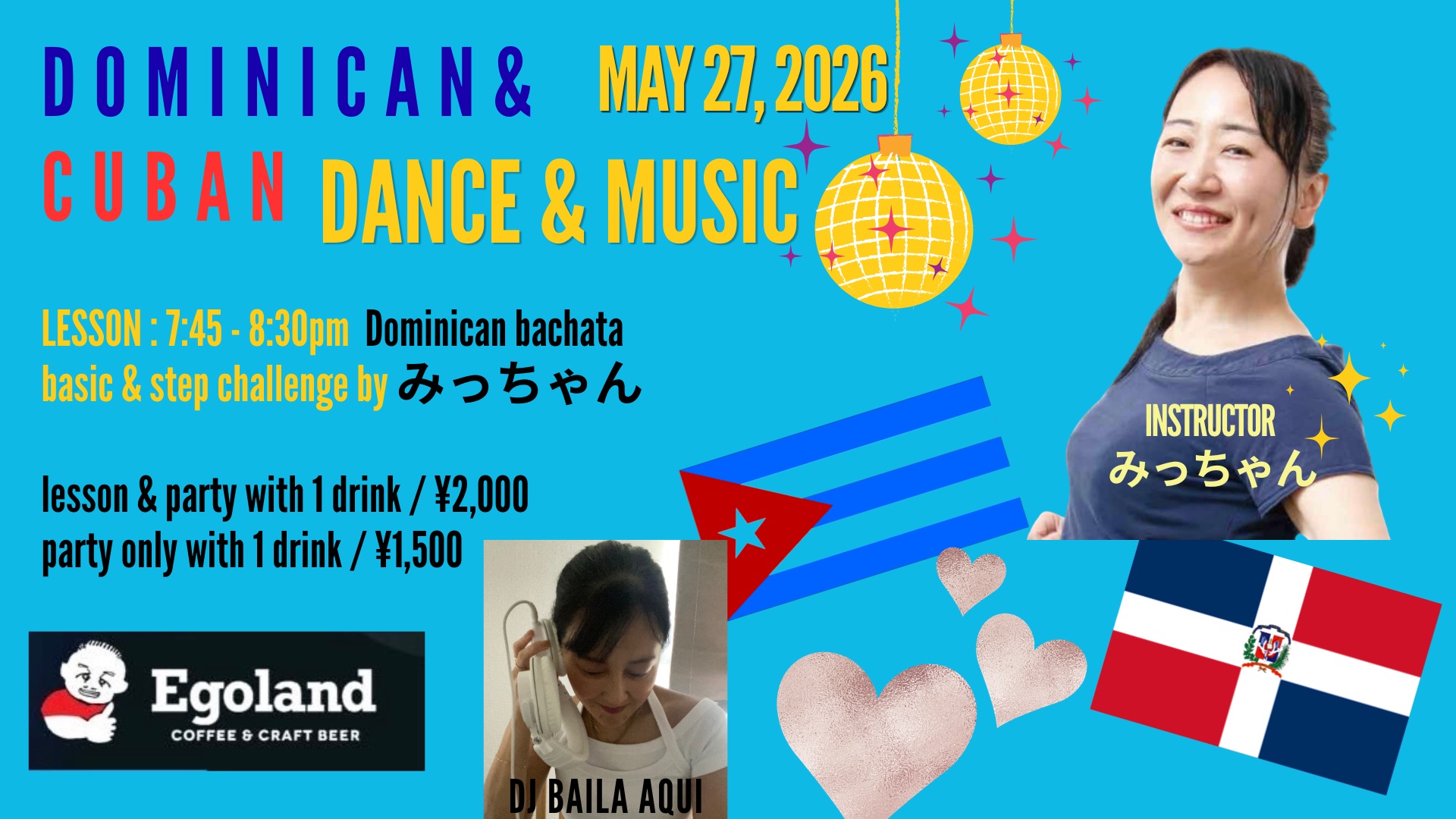 Dominican & Cuban Dance & Music @Egoland