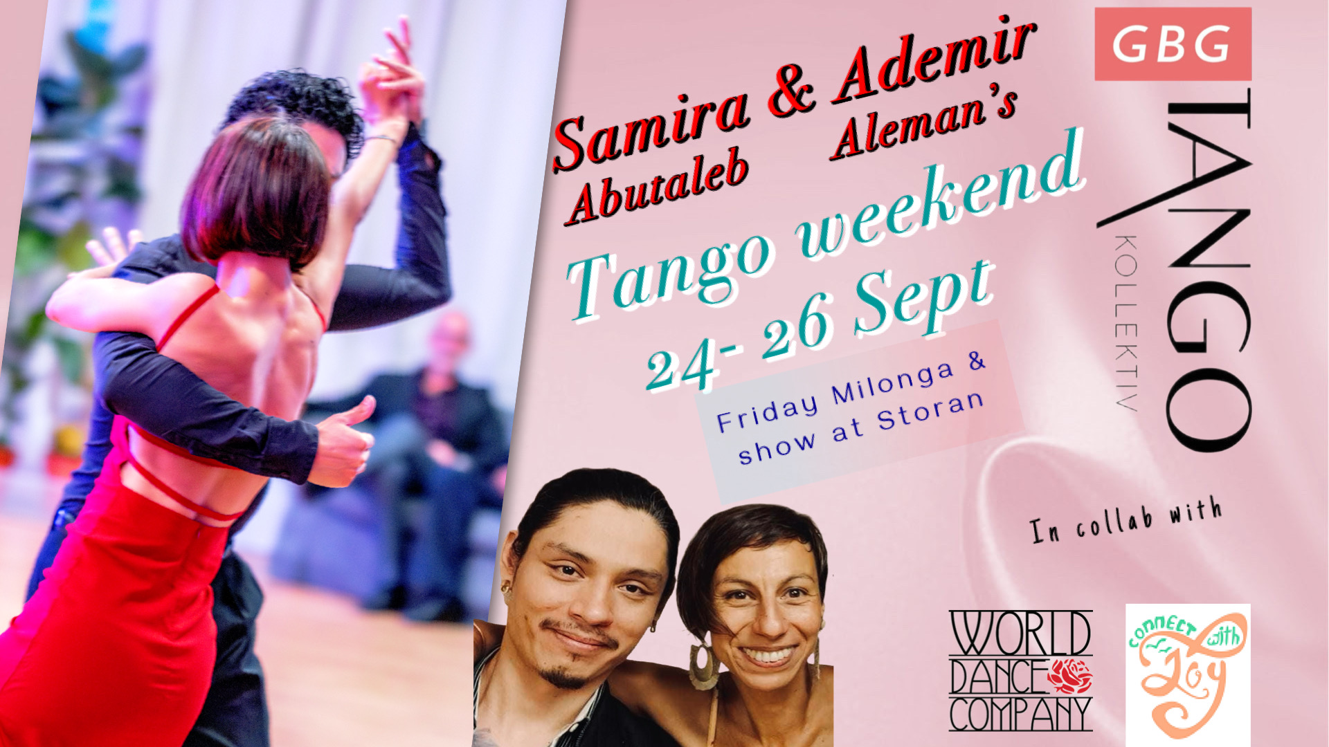 Tango weekend with Samira and Ademir 26th-28th of Sept