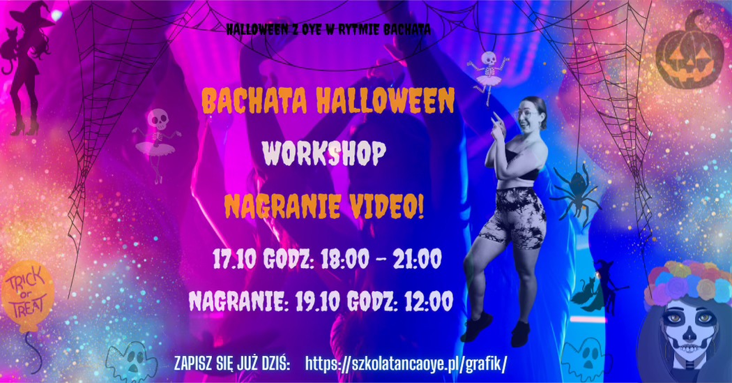 Bachata Halloween Edition Warsztaty + NAGRANIE VIDEO
