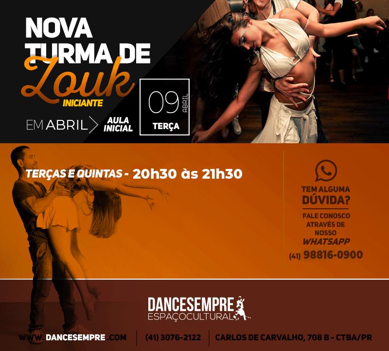 Aula Gratuita de Zouk Iniciante