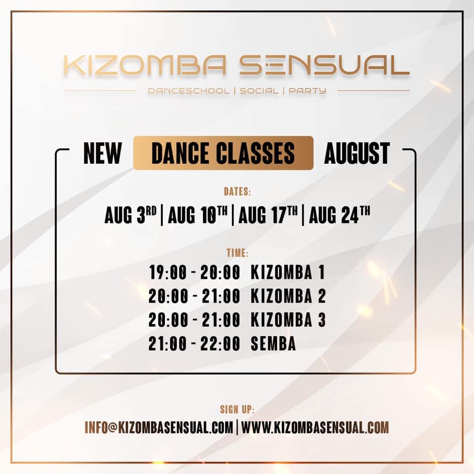 Kizomba&Semba lessen Tilburg