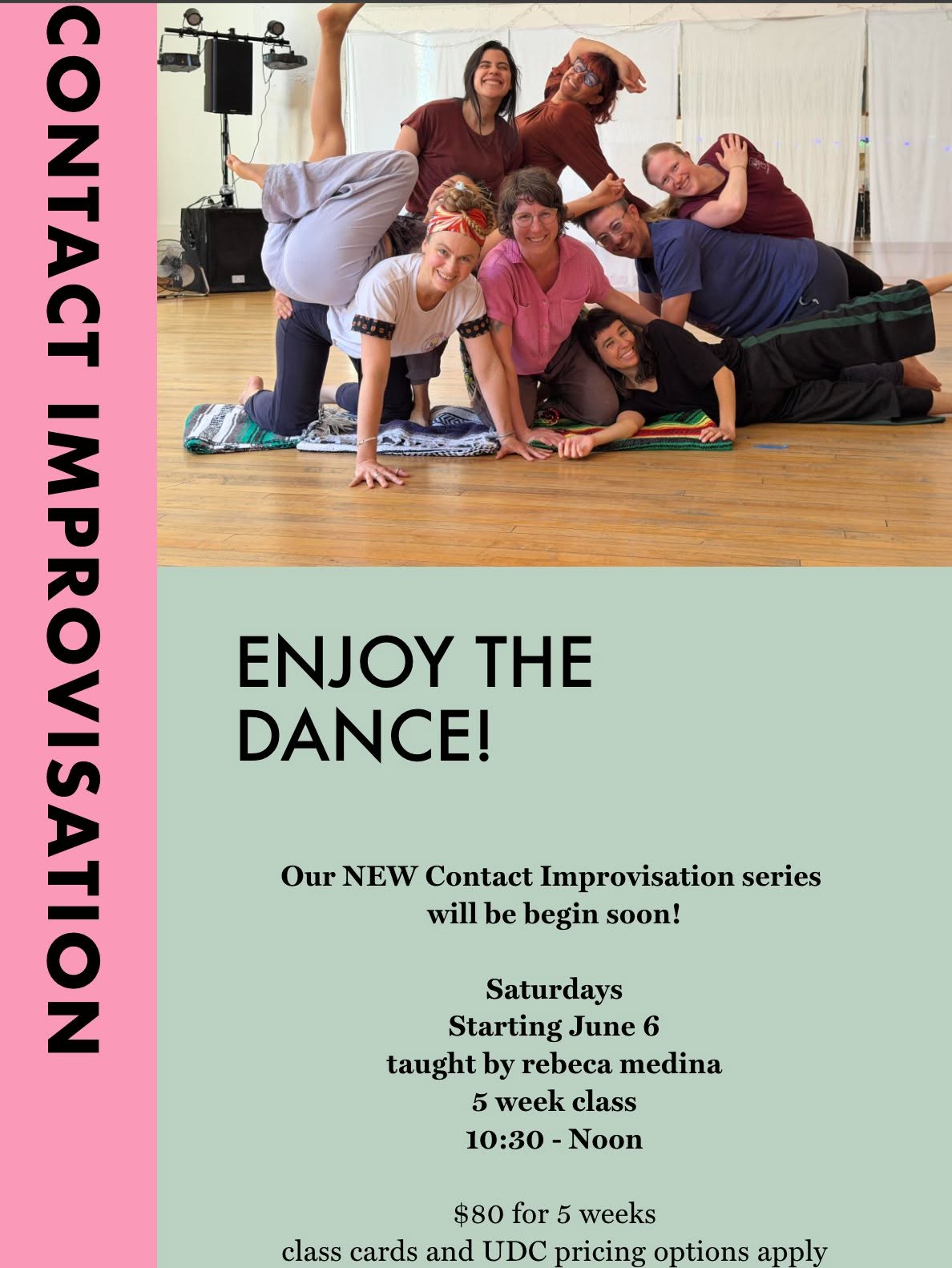 Contact Improvisation 5 Week Series