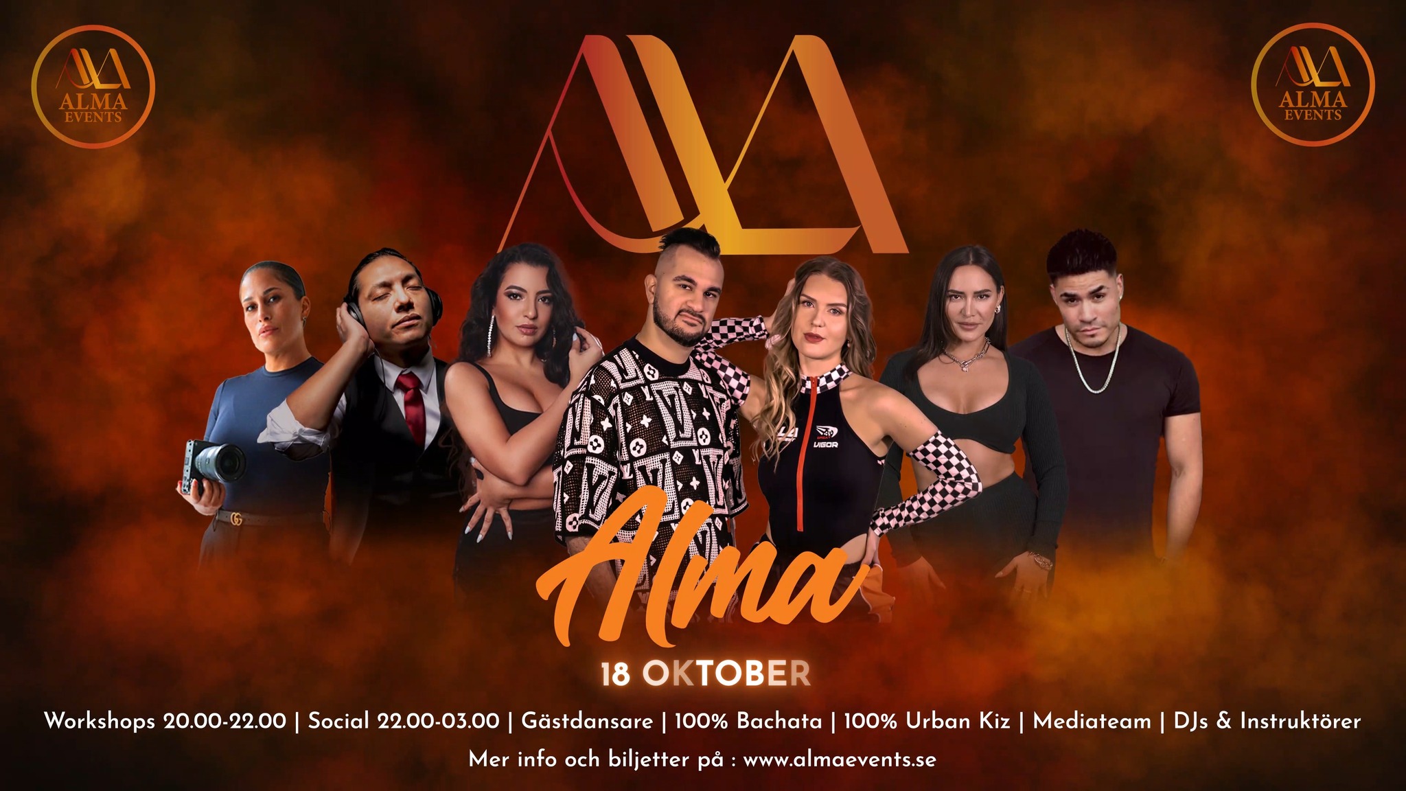 ALMA - 18 OKTOBER BACHATA & URBAN KIZ