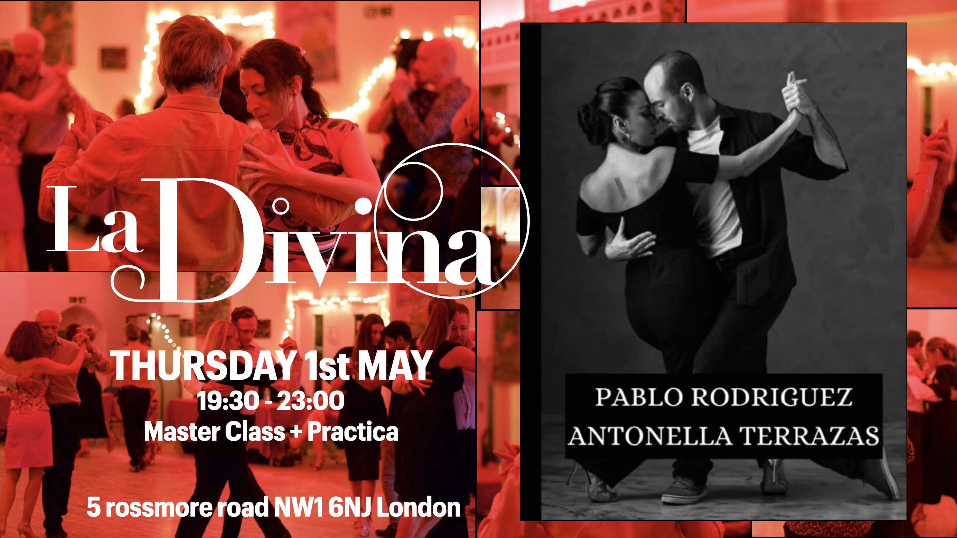 La Divina Tango night with Pablo Rodriguez & Antonella Terrazas