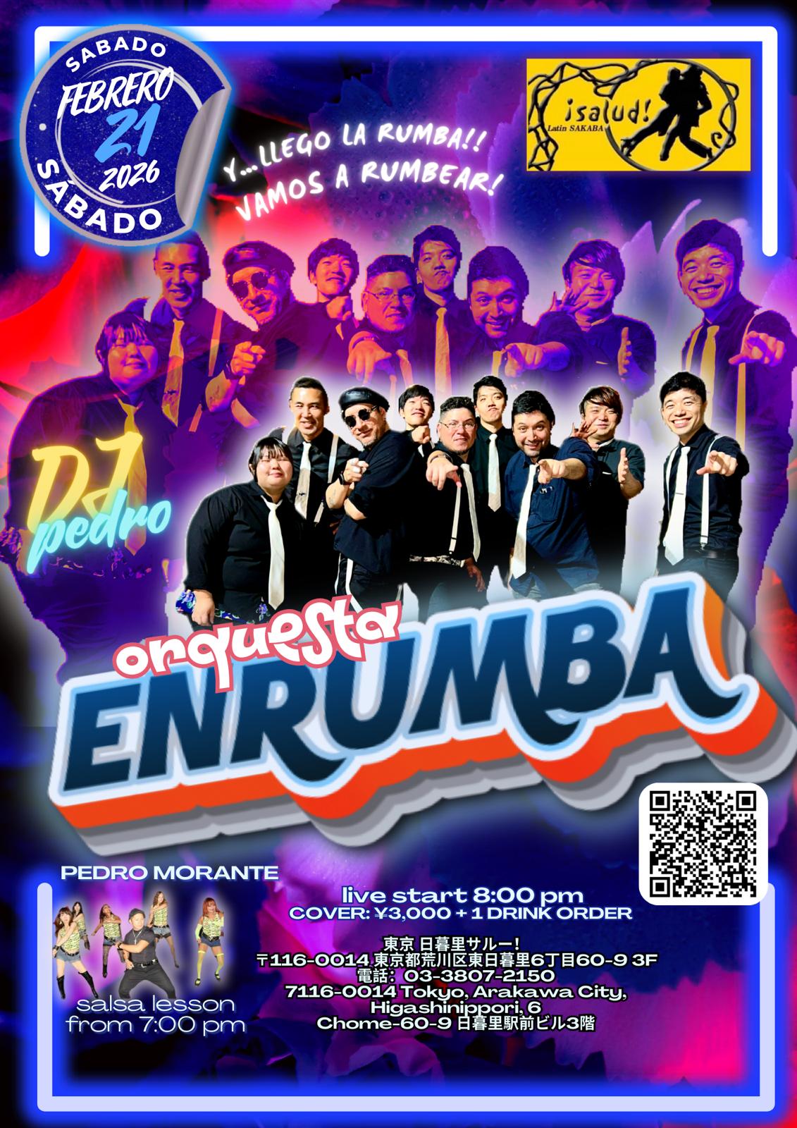 Orquesta EnRumba on Latin Club !Salud!