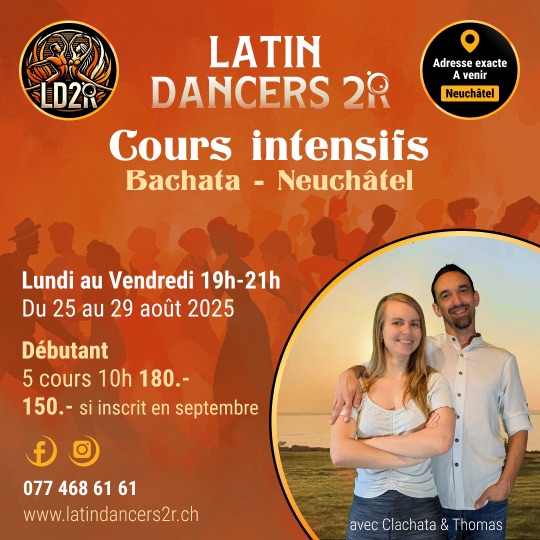 🔥 Stage Intensif de BACHATA 🔥