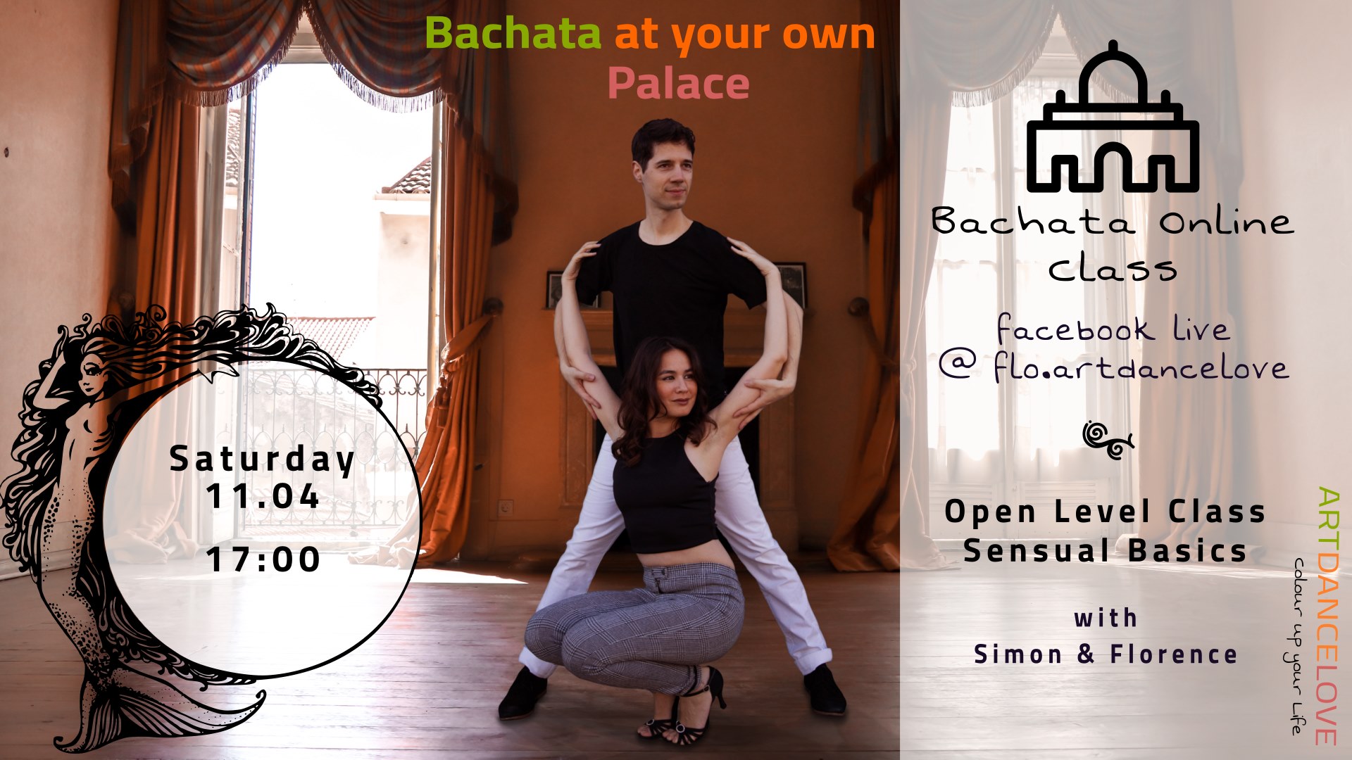 Bachata at your Palace - Online Live Class