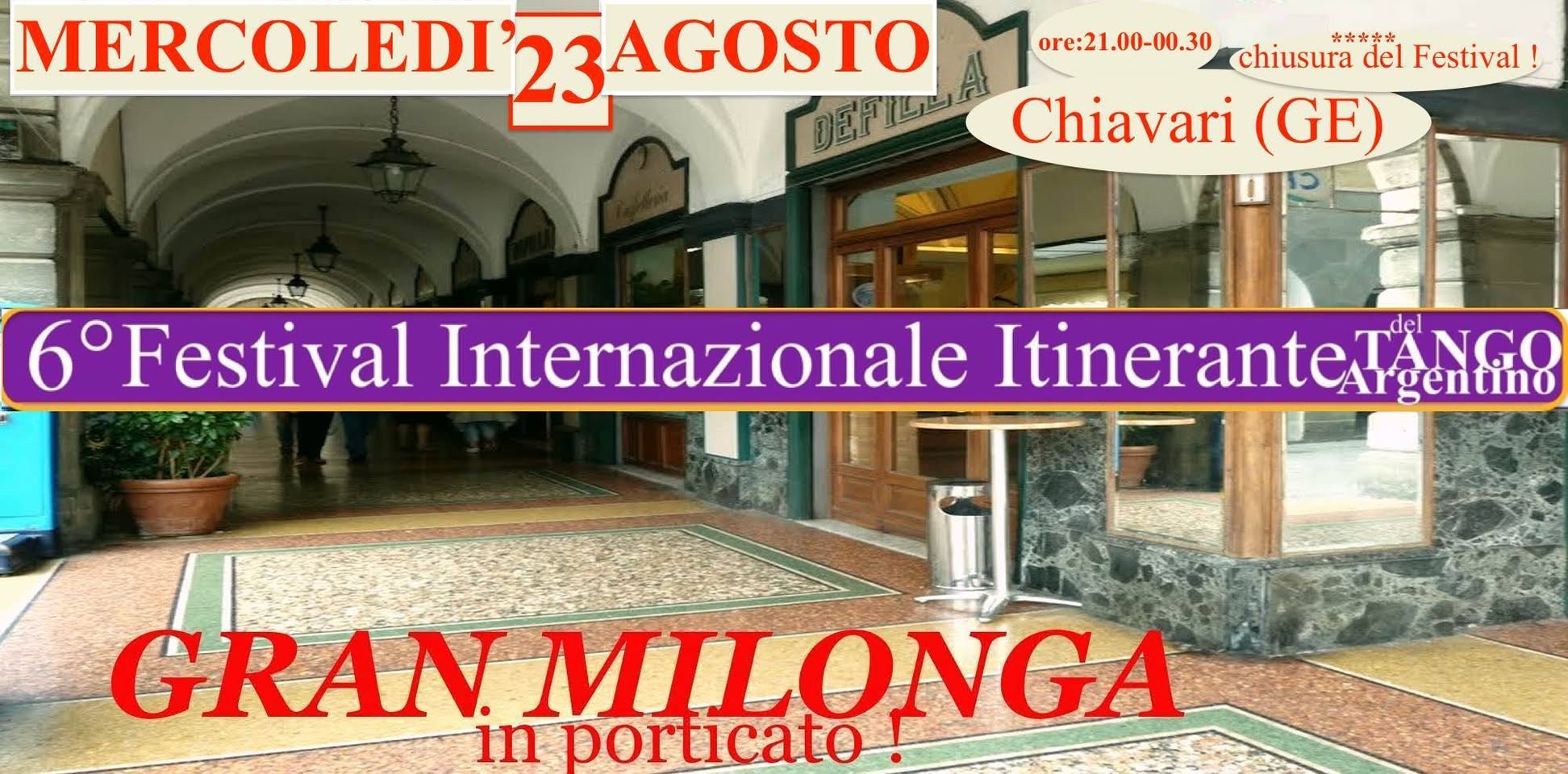 MERC 23 AGO: 14°gg Festival Gran Cafè Defilla,Milonga d’altri 2