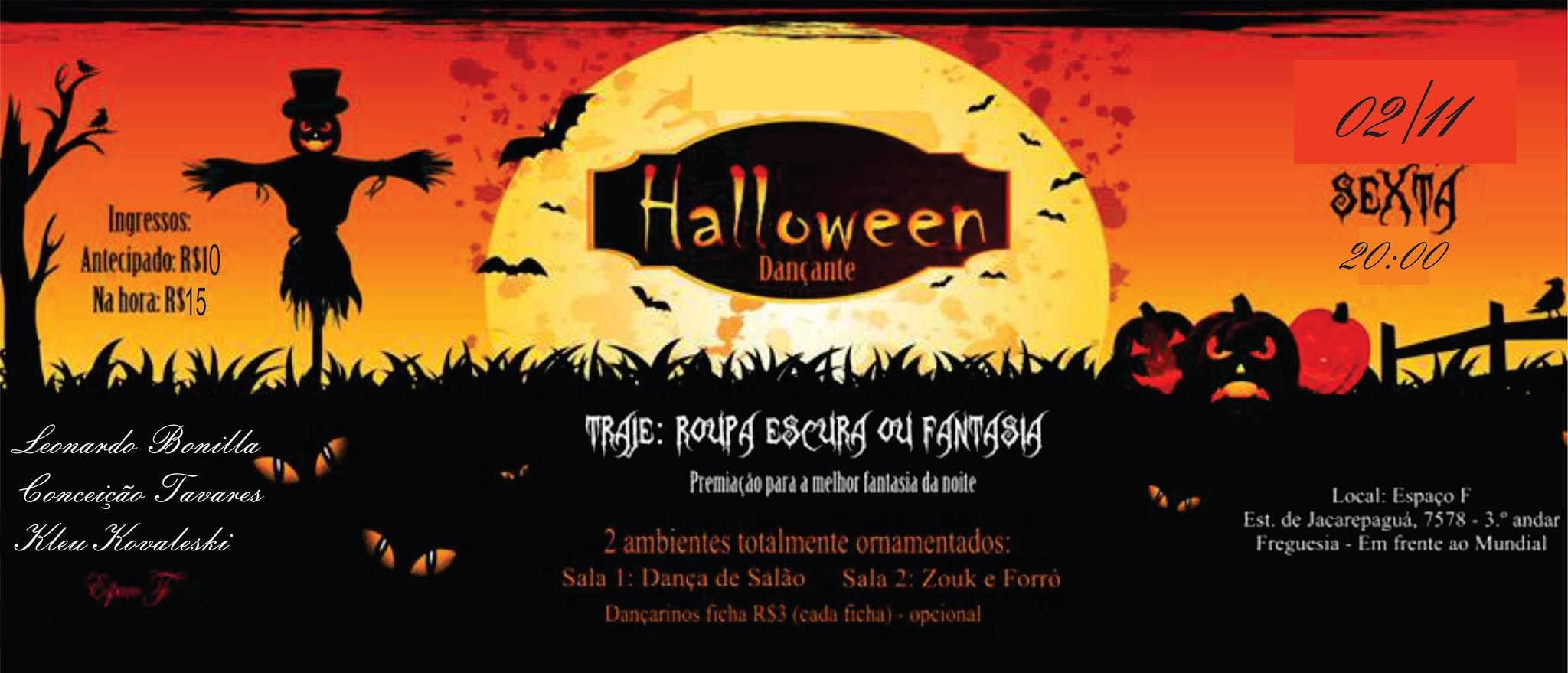 Baile Halloween 2 ambientes