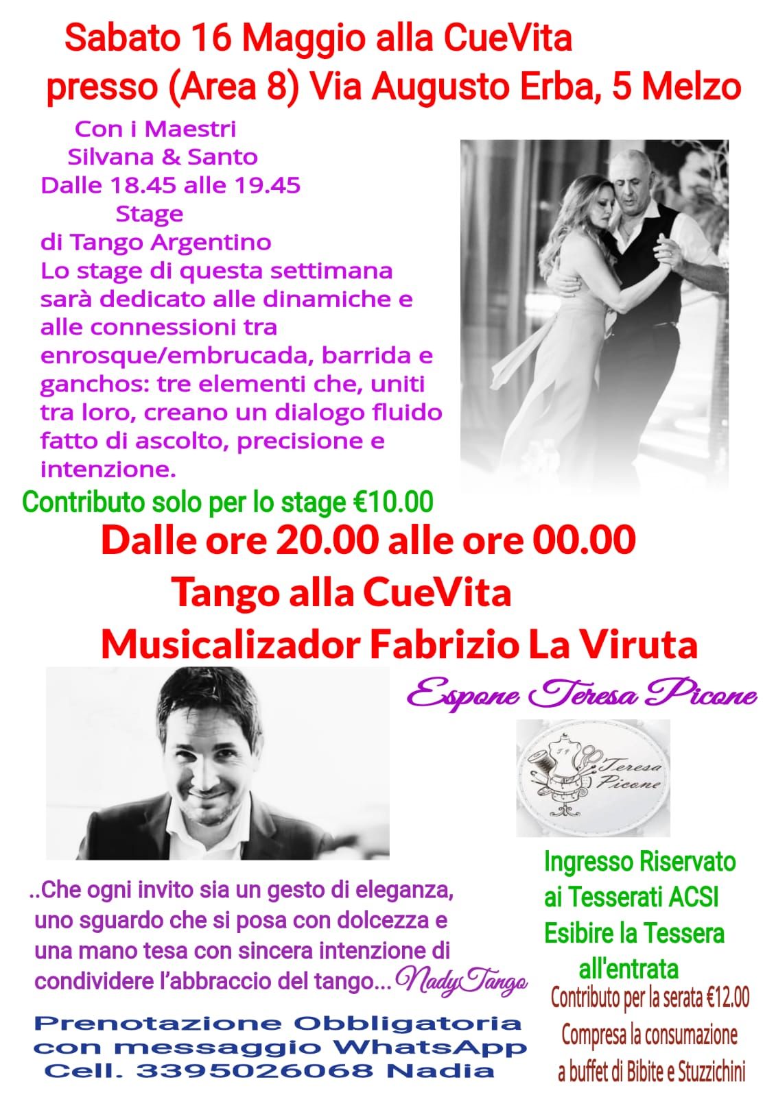Tango alla CueVita