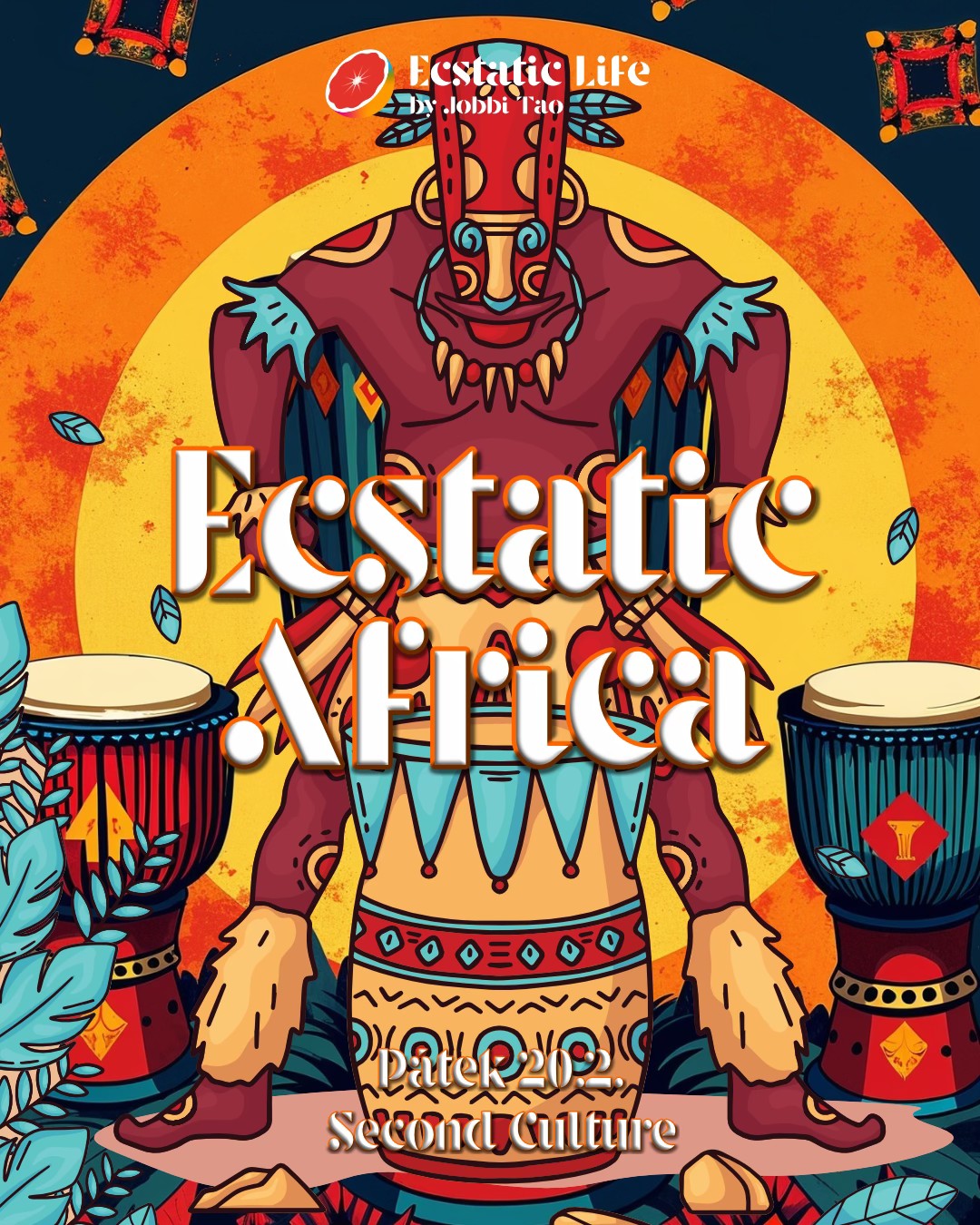 ECSTATIC AFRICA JOBBI TAO Pátek 20.2.2026 Second Culture, Praha