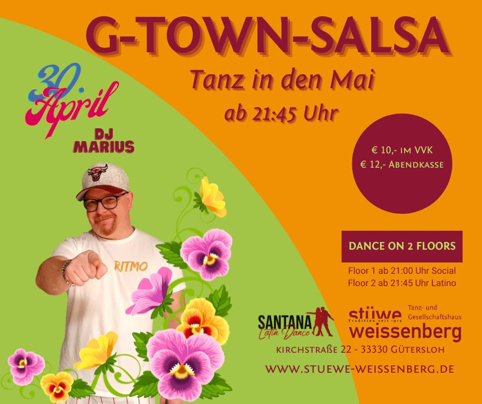 G-Town Salsa-Party in den Mai