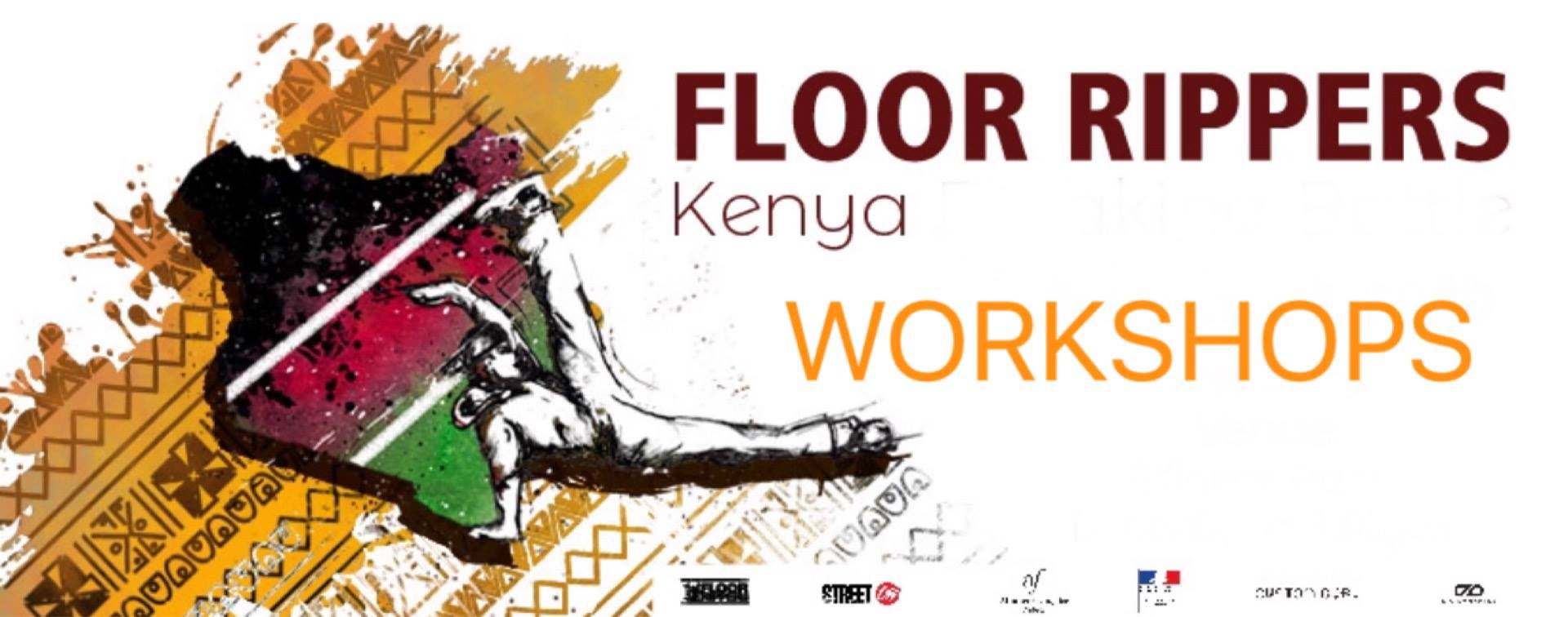 Floor Rippers Kenya - Workshops with crew & Bboy Lilou