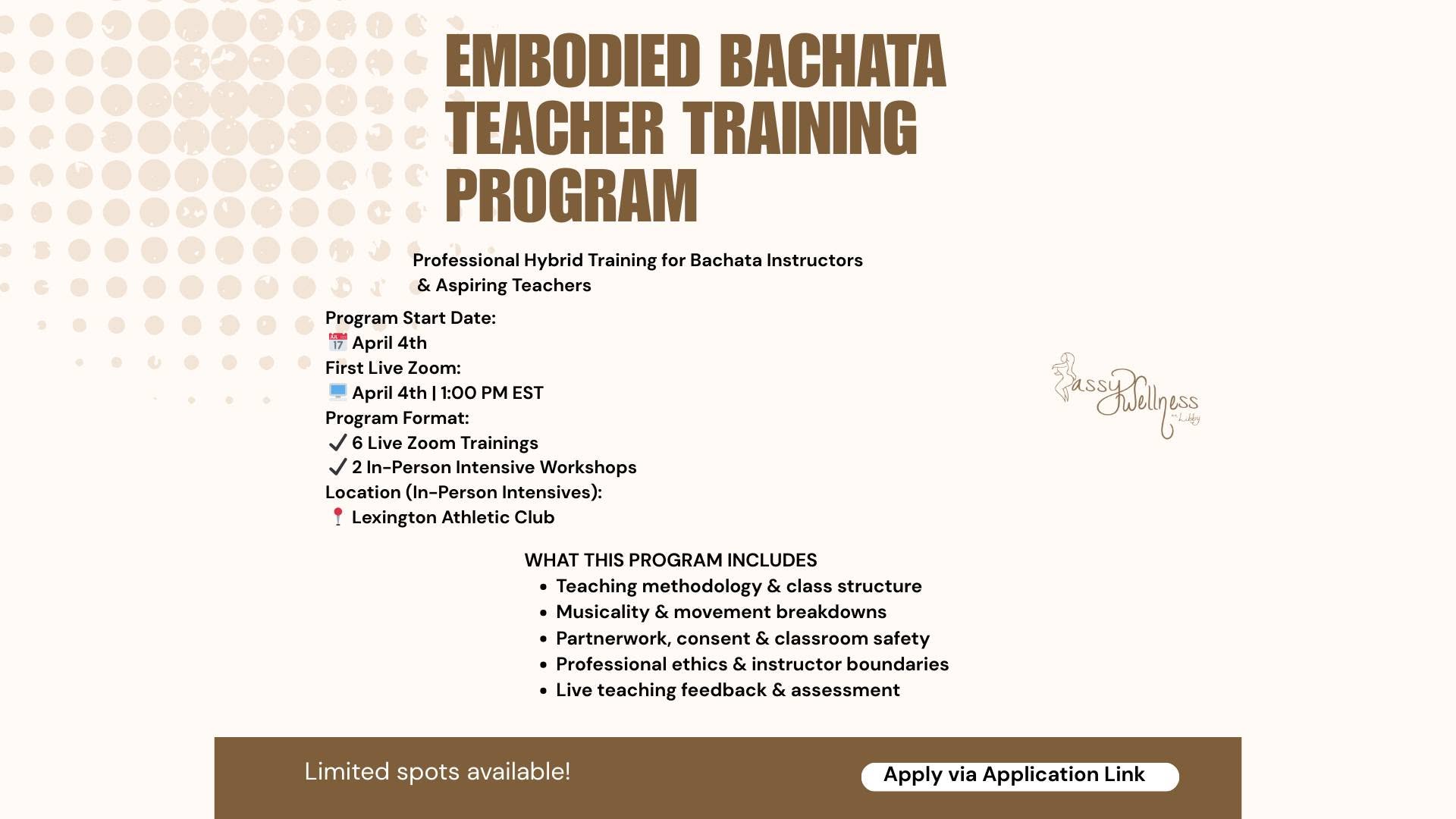 Embodied Bachata Teacher Training Program
