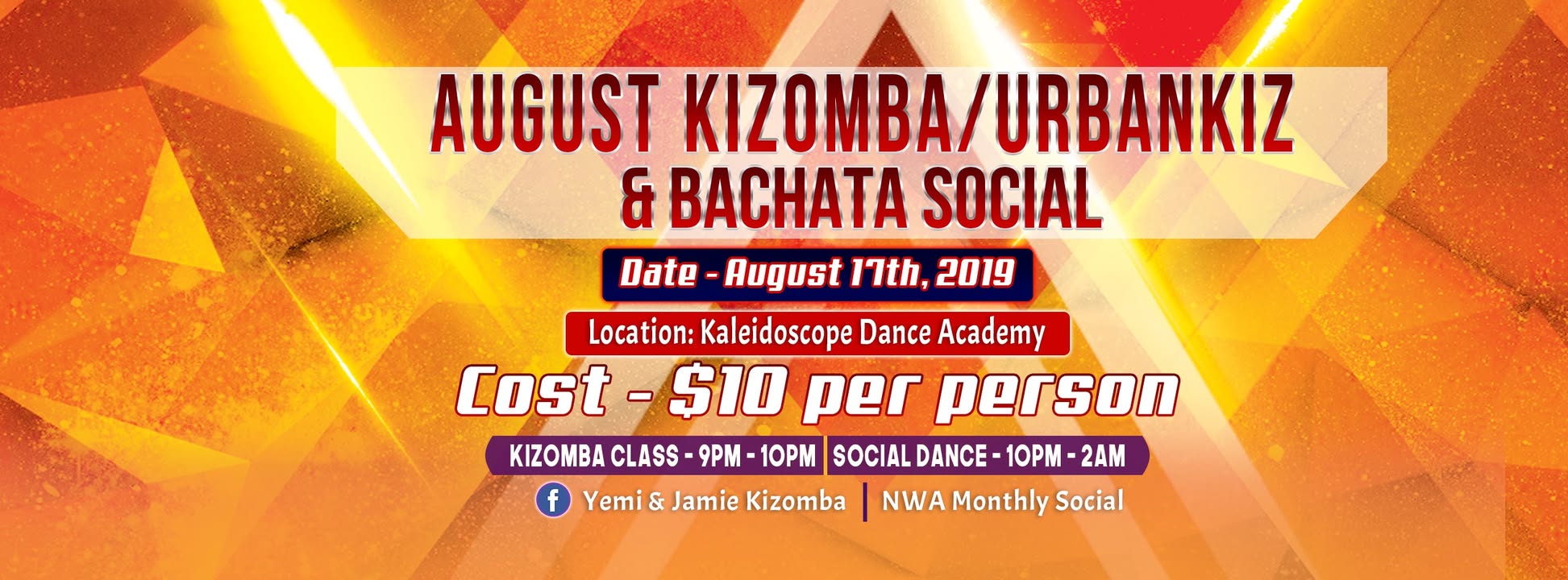 August Kizomba Urbankiz & Bachata Social