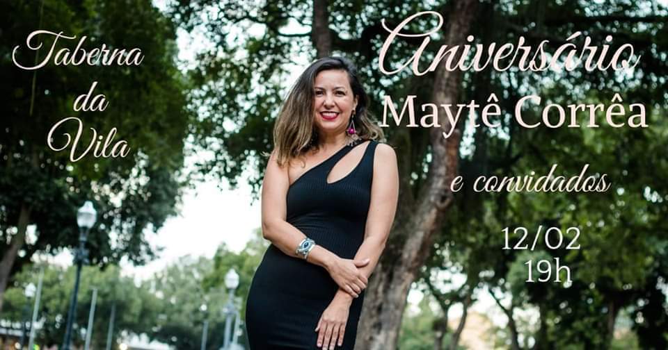Aniversário da Maytê Corrêa - Roda de samba no Taberna da Vila