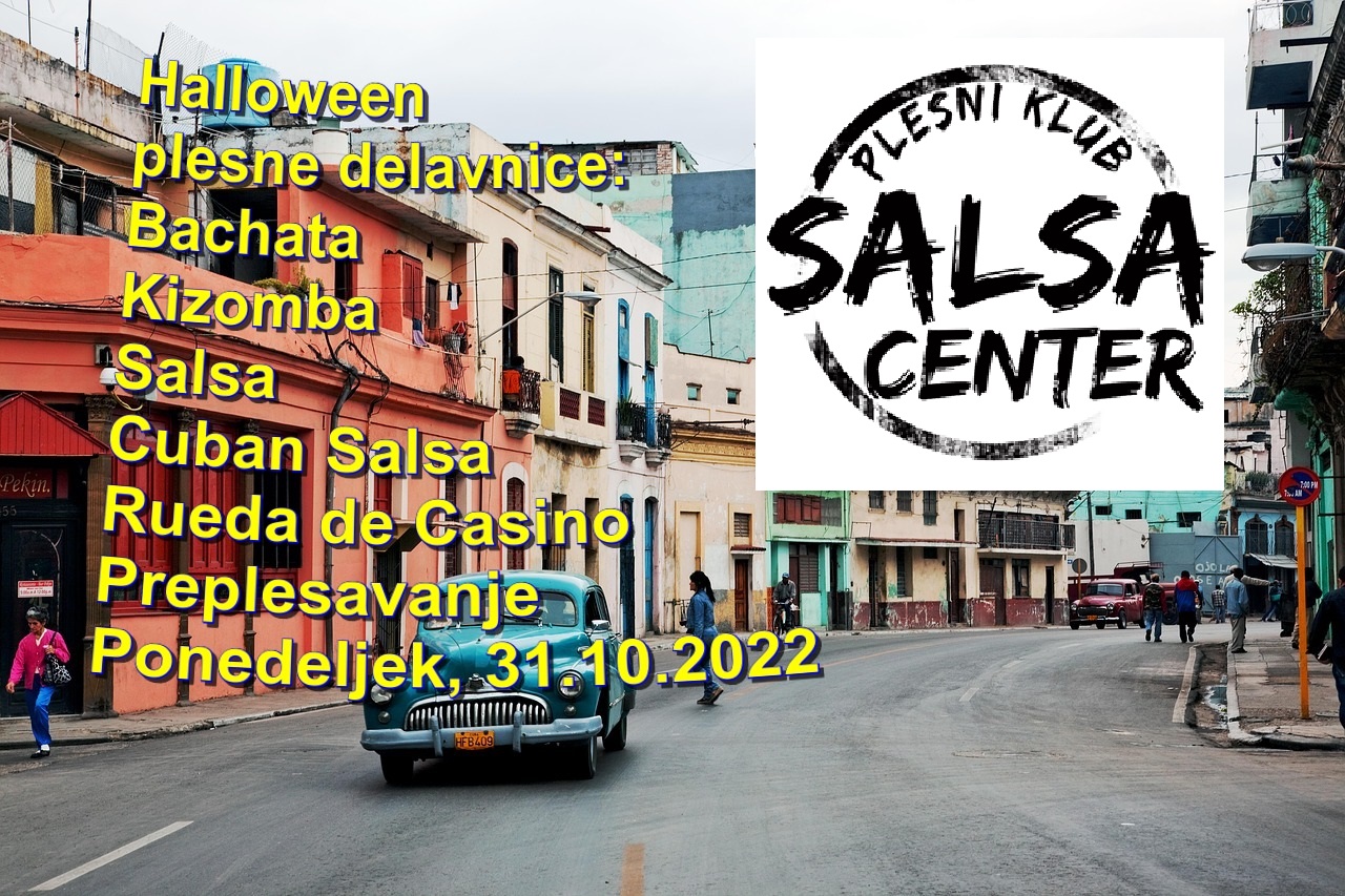 Halloween Plesne delavnice bachate, kizombe, salse in Ruede