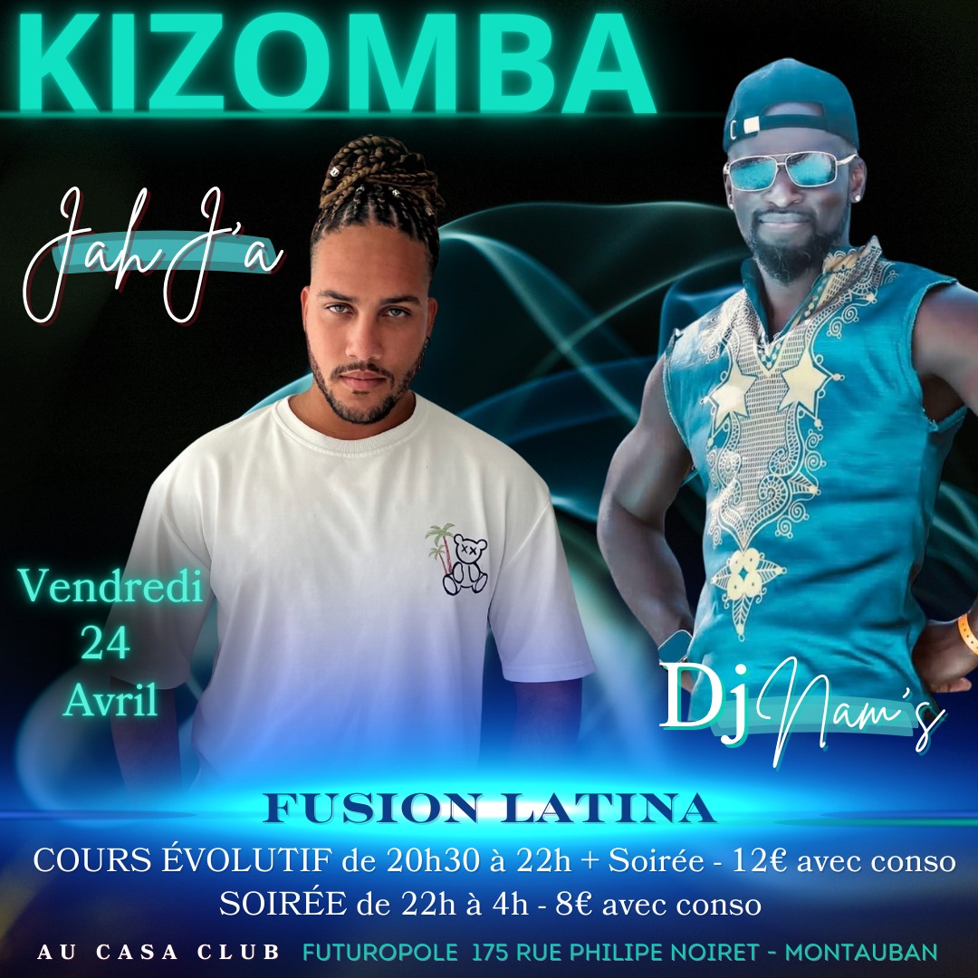 Soirée 100% Kizzzz By Fusion Latina au Casa Club