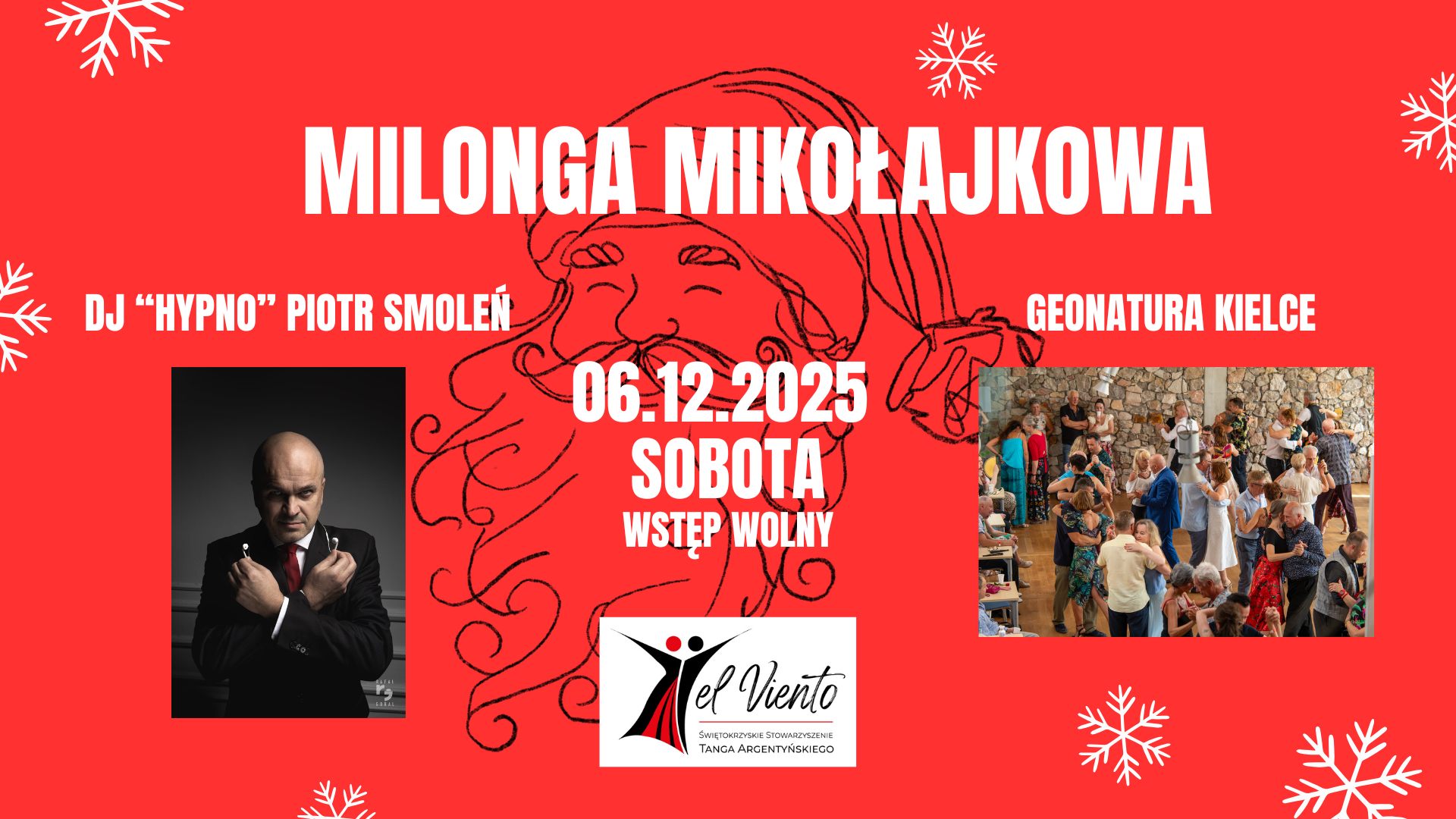 Milonga Mikołajkowa - dj "Hypno"