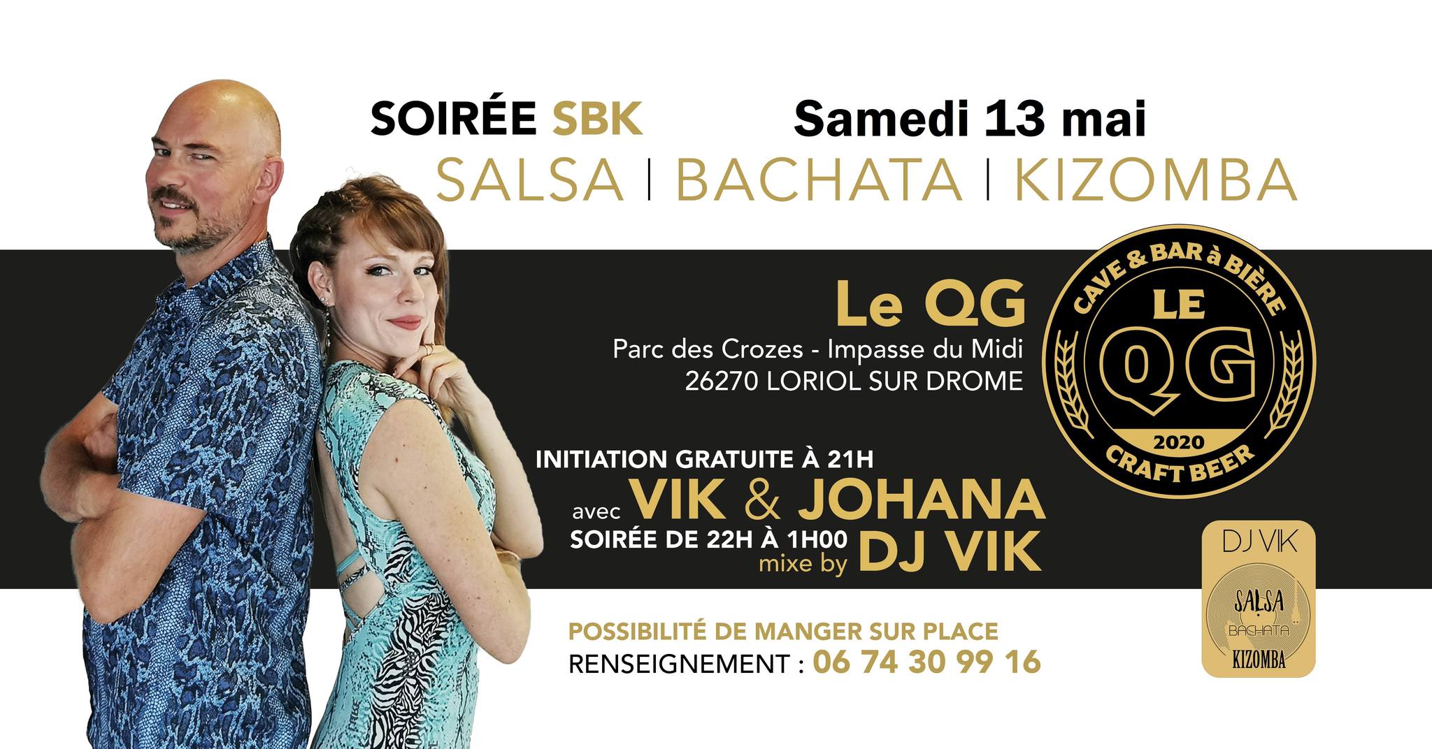 Soirée SBK au QG à Loriol