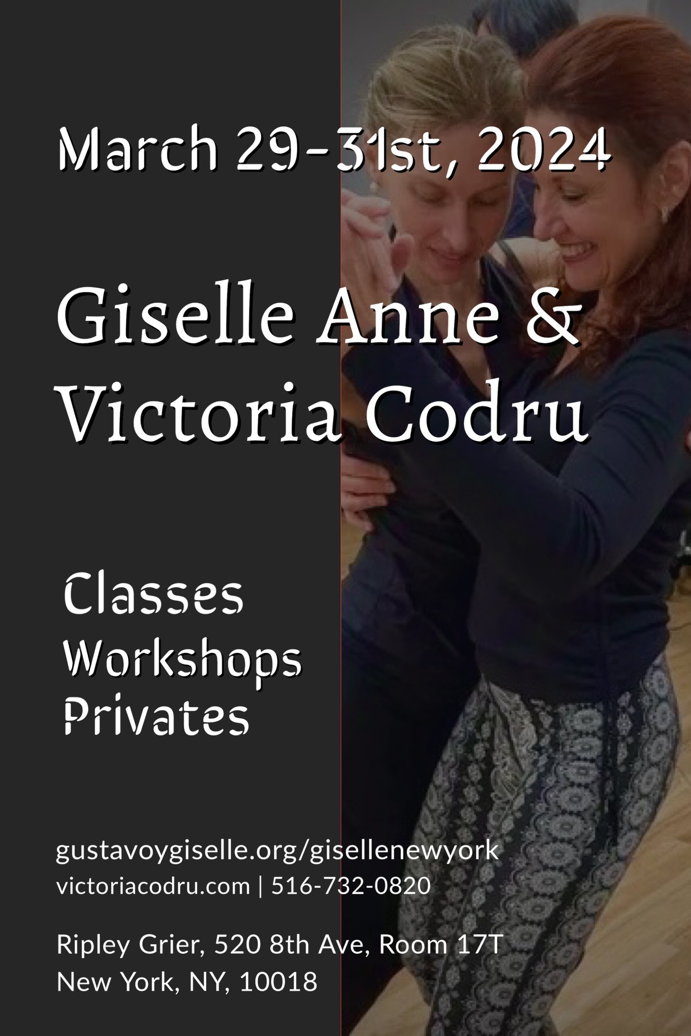 Giselle Anne & Victoria Codru Teaching in NYC!