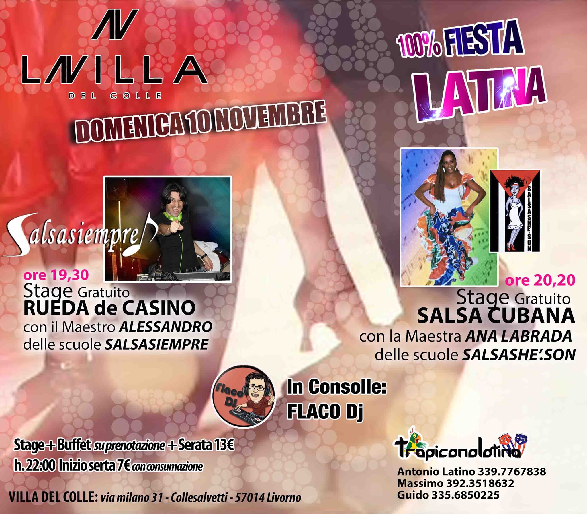 100% FestaLatina a Villa del Colle