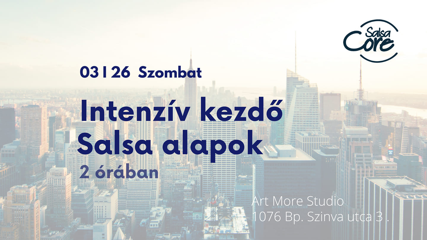 Intenzív Kezdő Salsa Alapok 2 órában