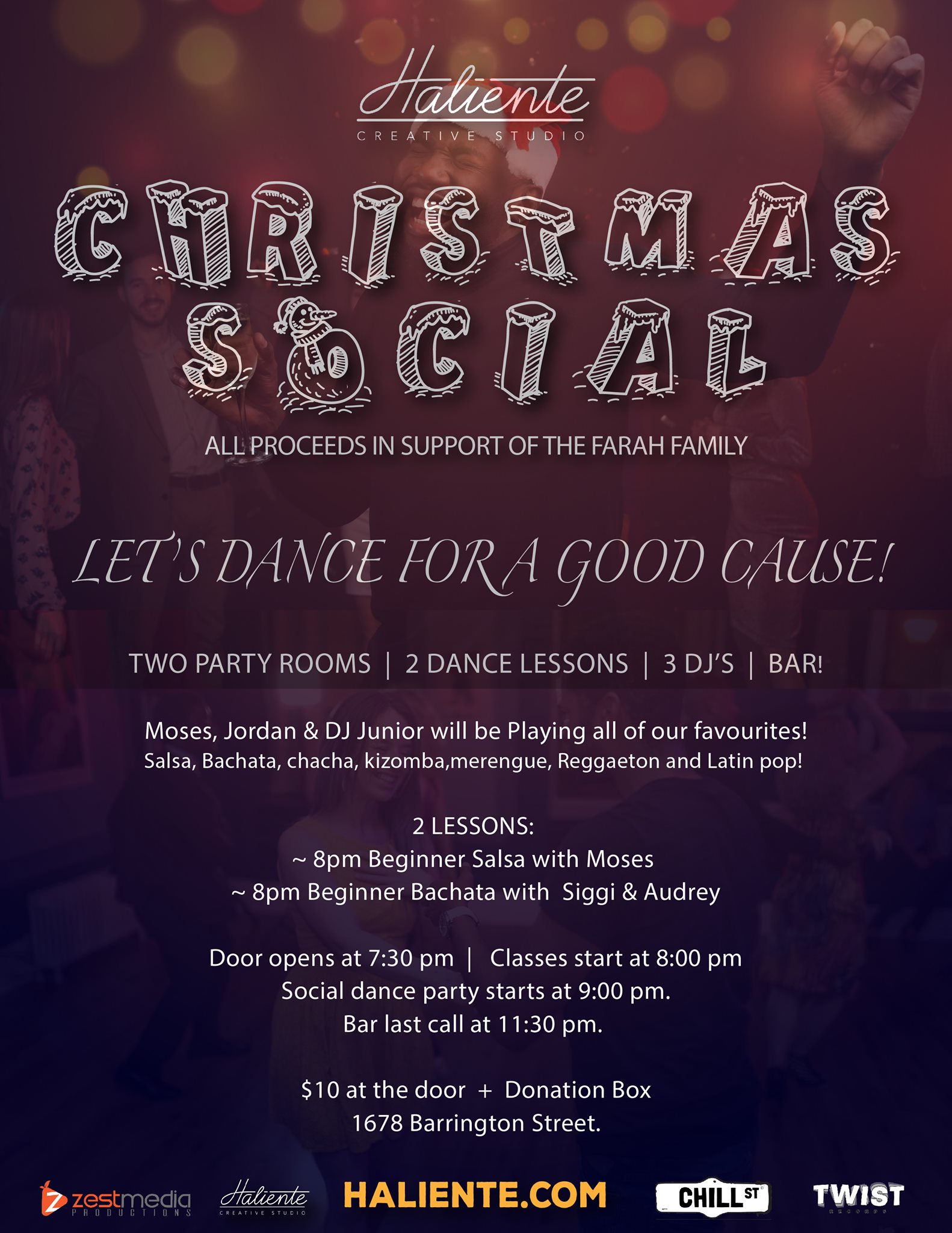 Haliente's Christmas Social ( Dance for a Good Cause)