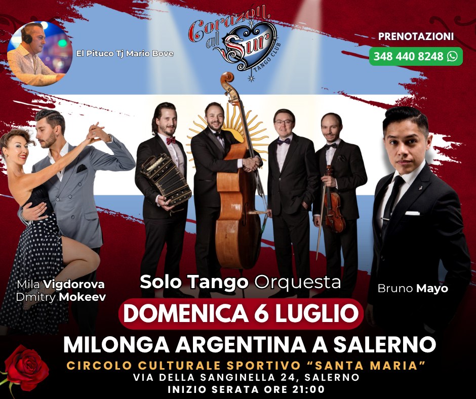 Milonga Argentina a Salerno