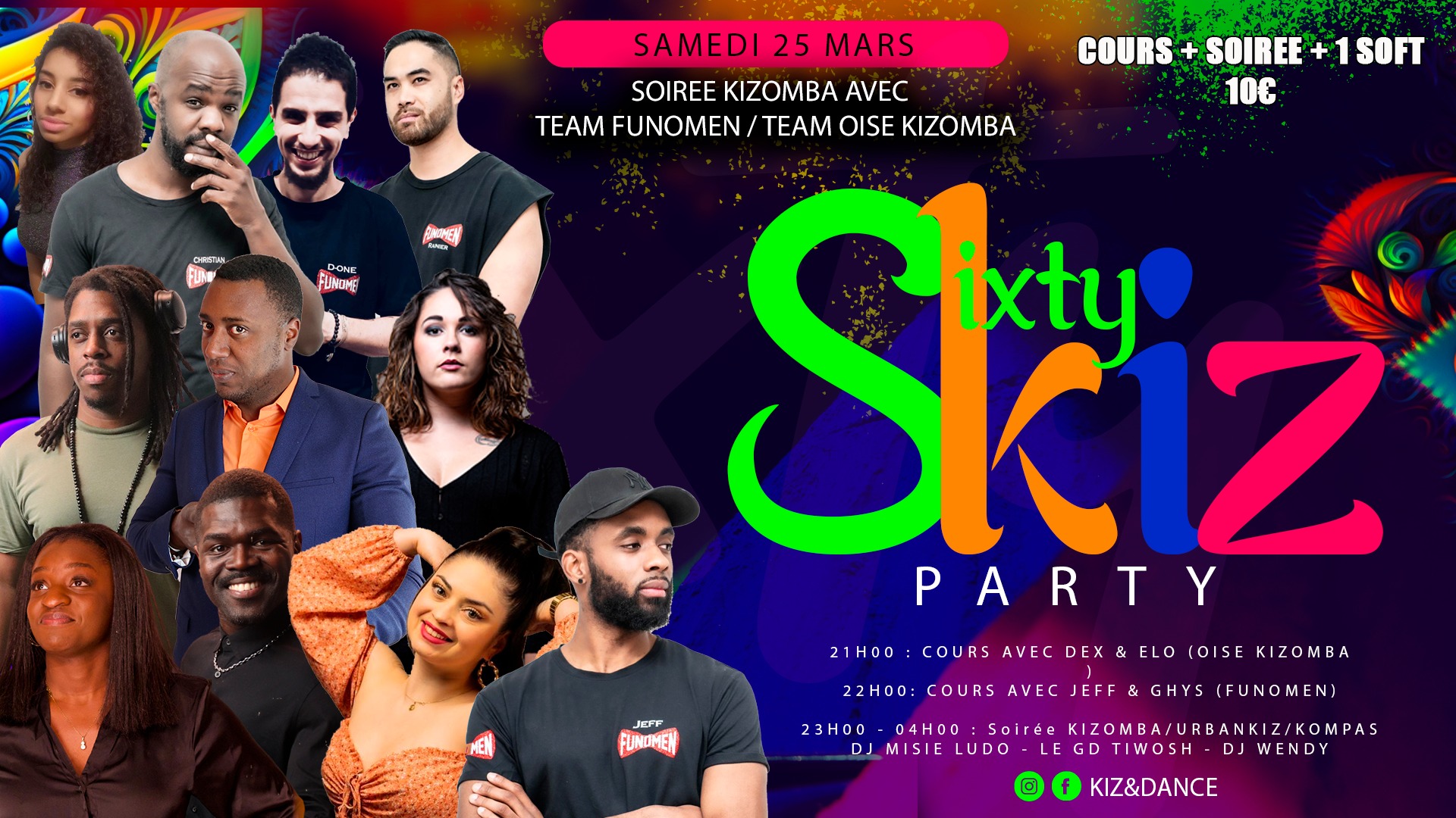 Sixty Kizz Party - 25 Mars 2023