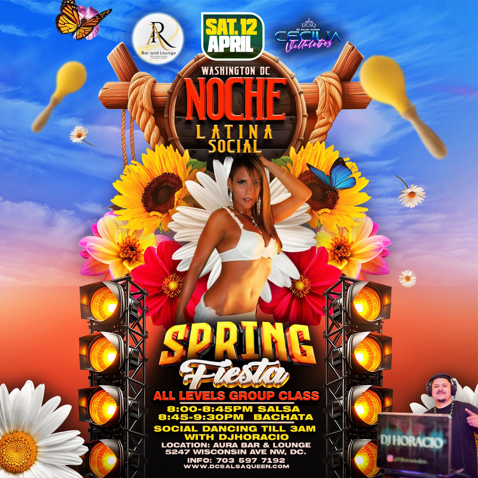 Noche Latina Social - Spring Fiesta-Washington DC