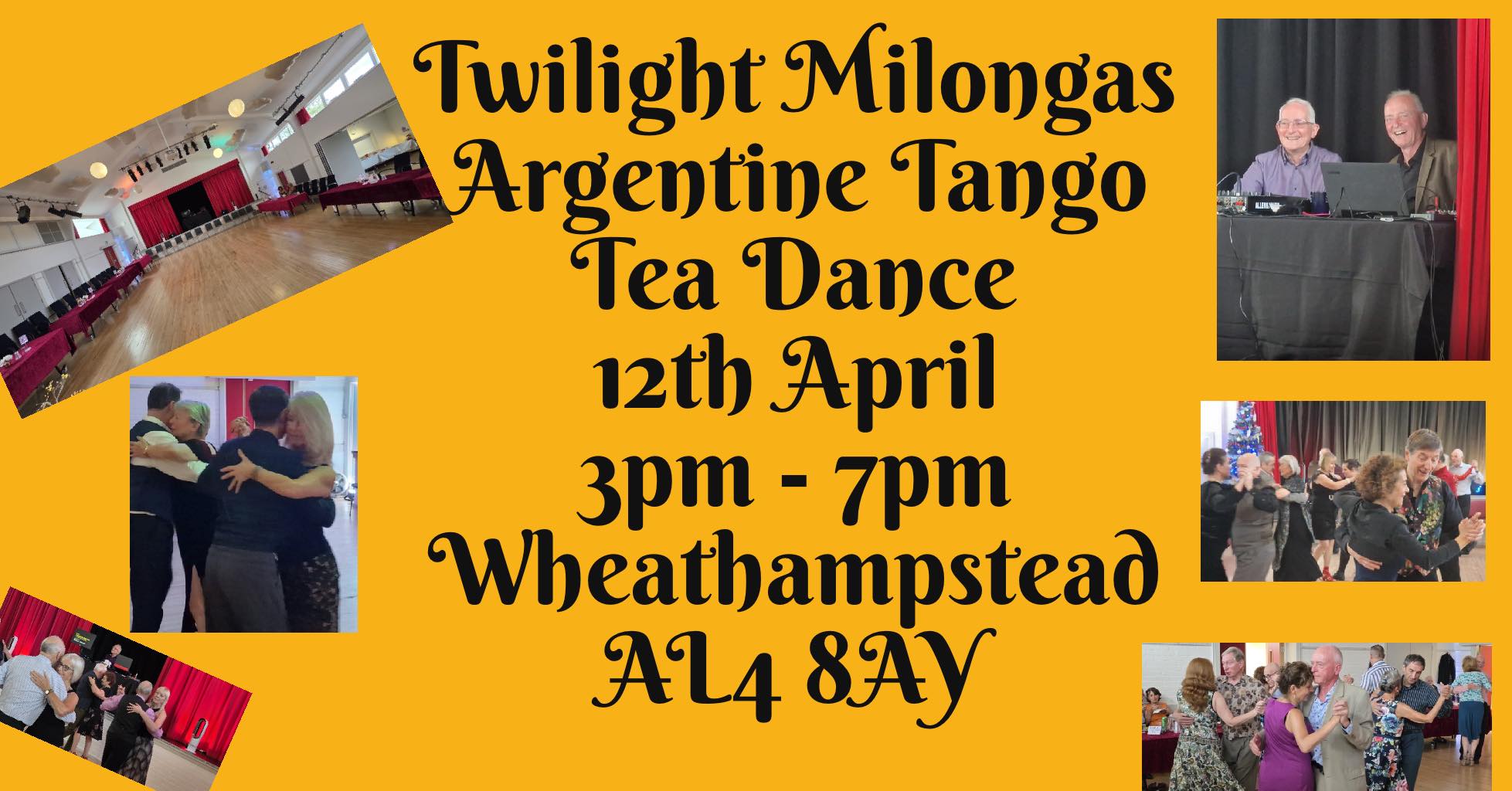 Twilight Milongas - Sunday 12th April - Argentine Tango Tea Dance