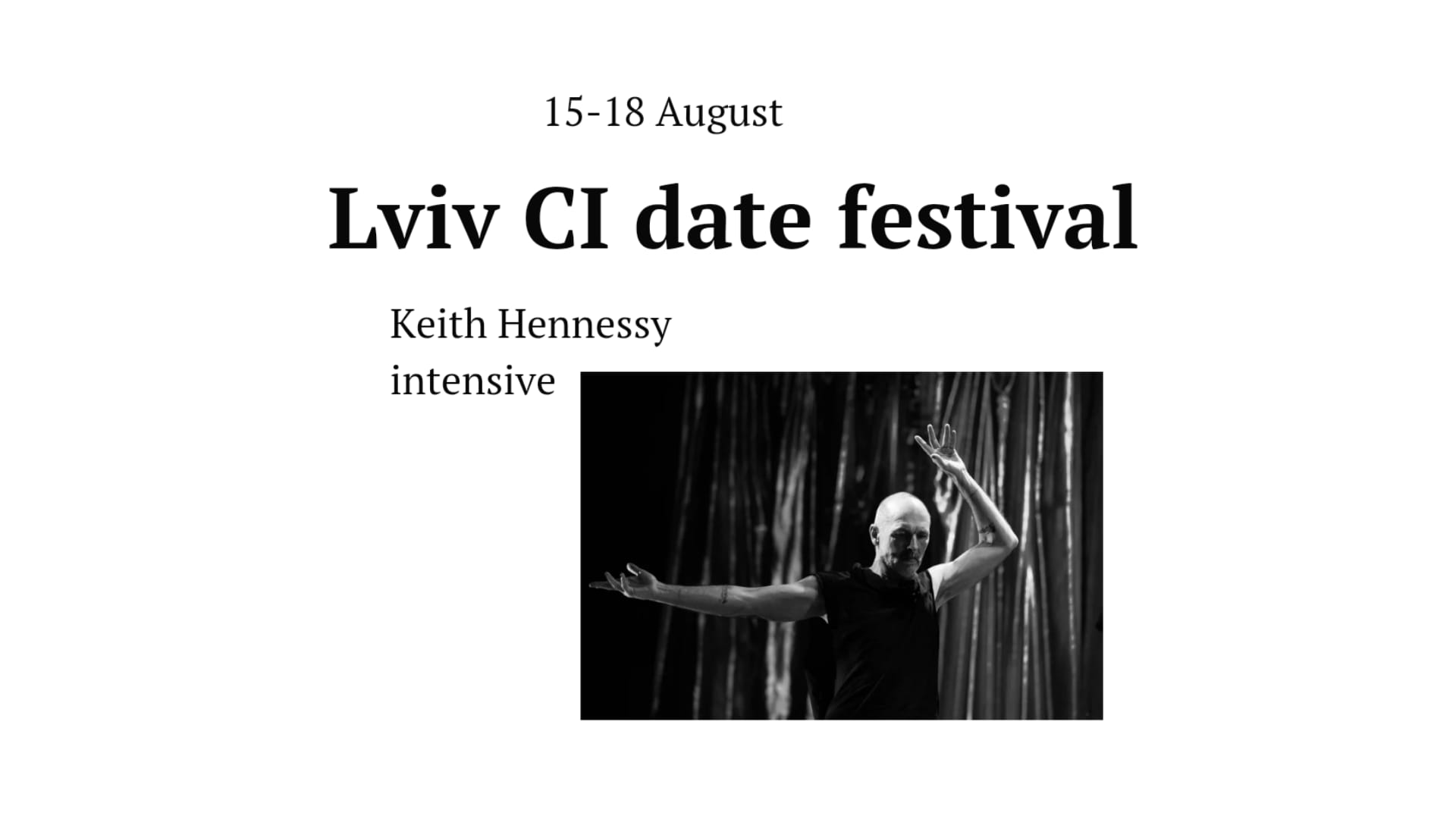 Lviv CI date festival 2024