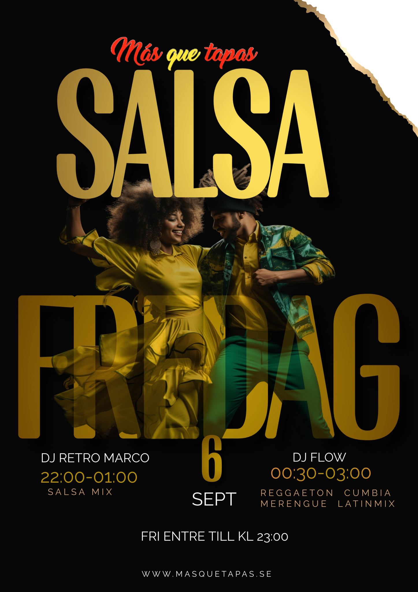 Salsa vs Reggaeton på Masquetapas