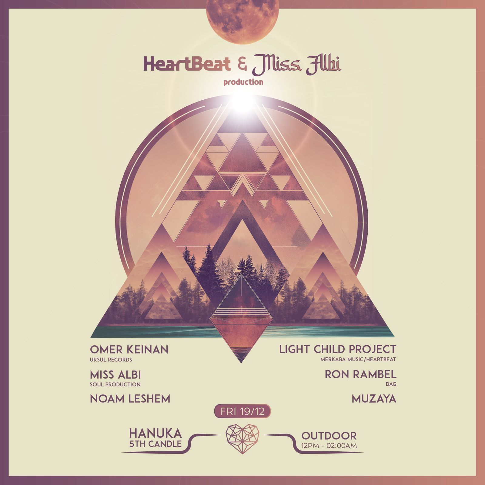 HeartBeat & Miss Albi ~ Hanuka Day Festival✦19.12✦