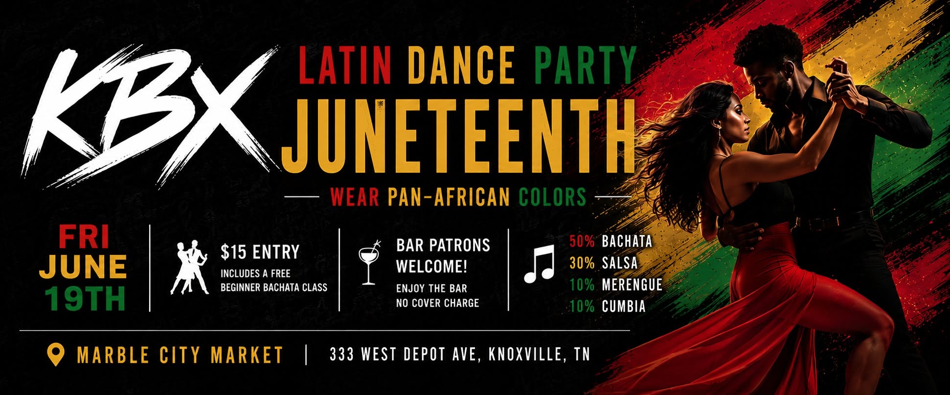 KBX Latin Dance Party - Juneteenth Themed!