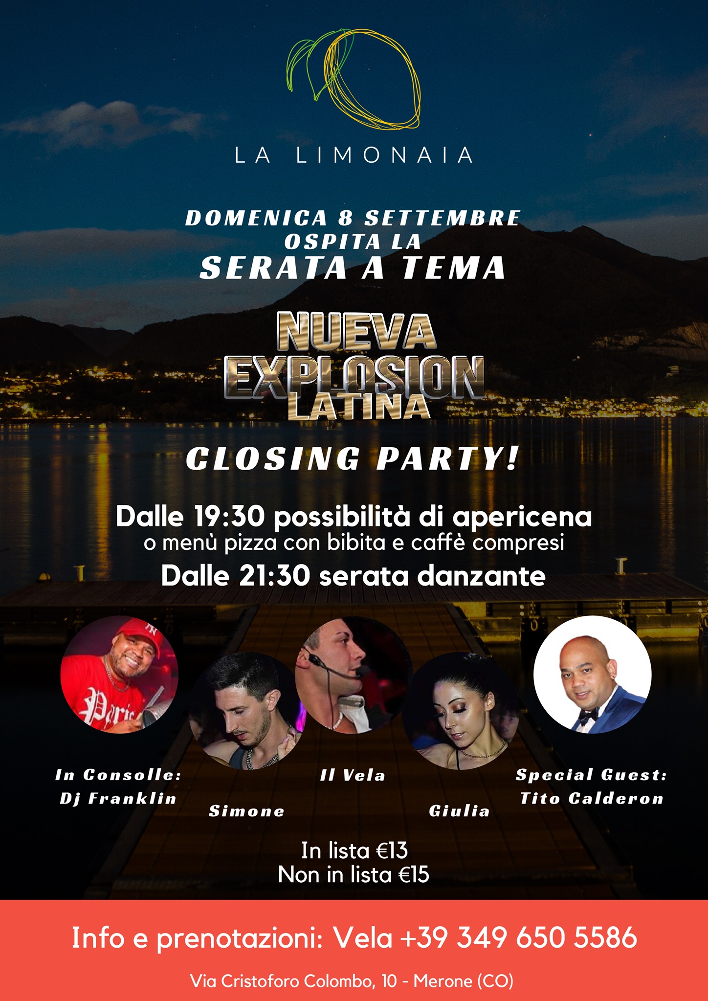 8 Settembre La Domenica Latina - Music Drink & Food