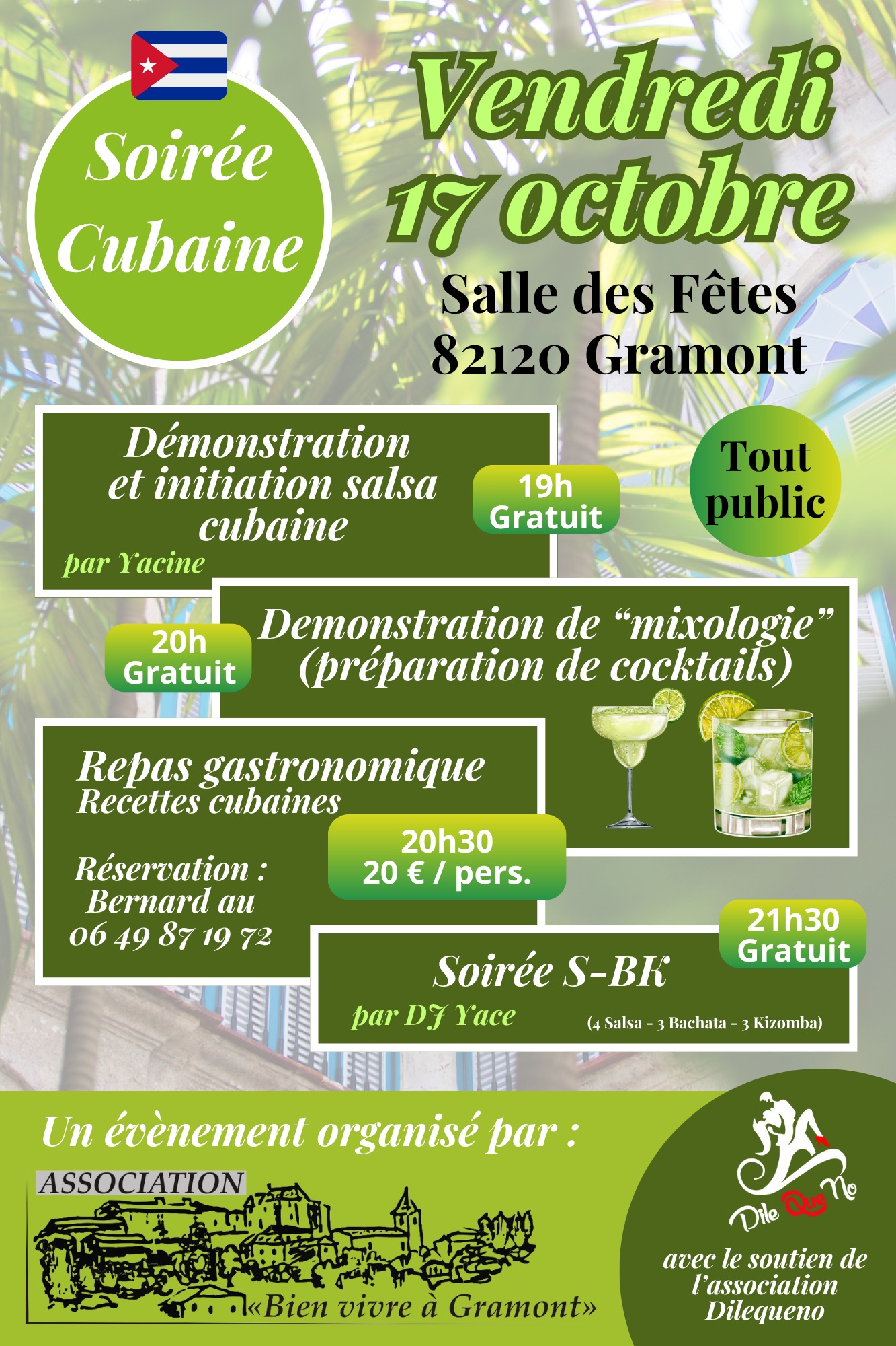 Soirée Cubaine à Gramont