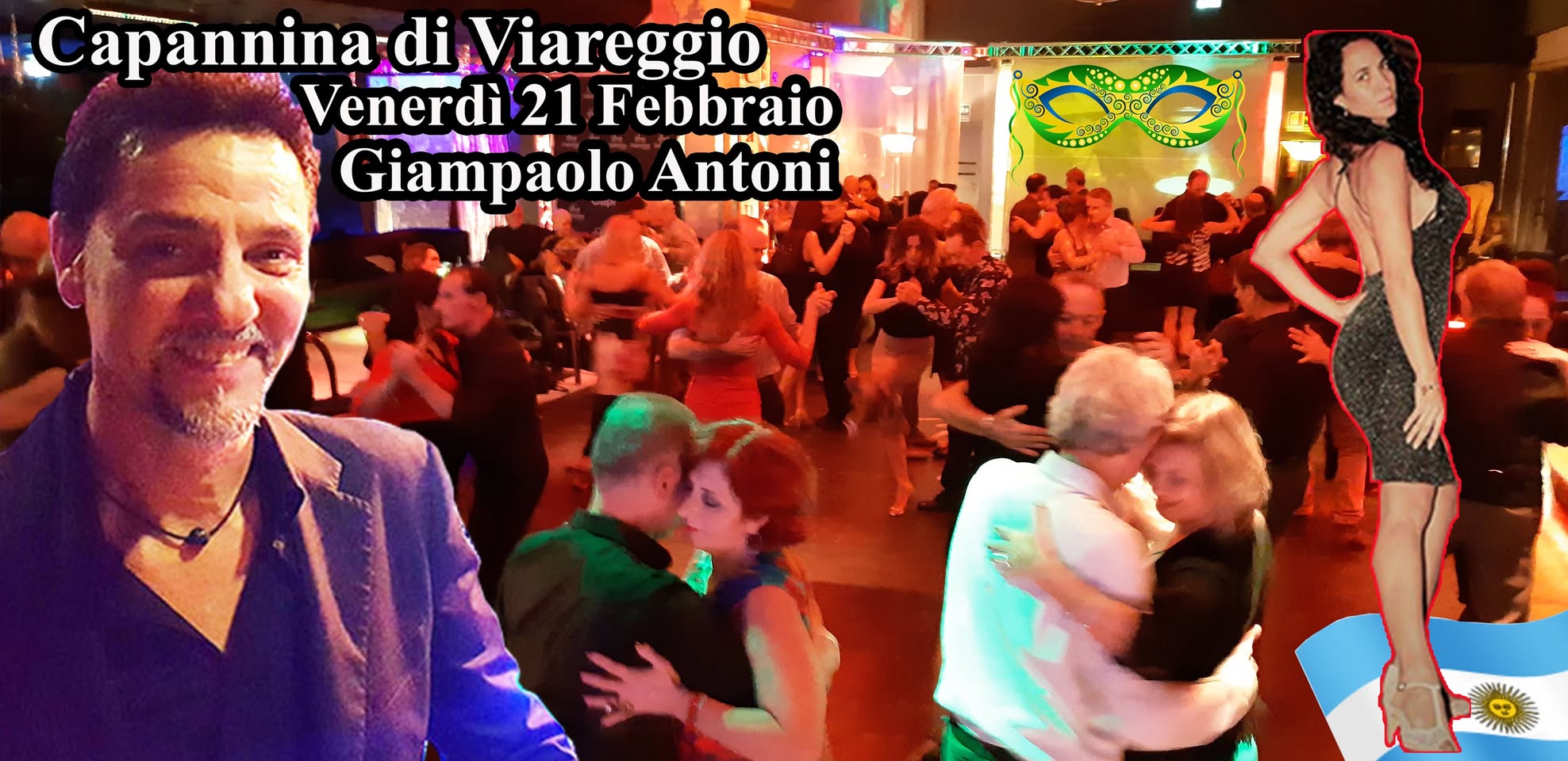 Ven 21 Feb milonga con Giampaolo Antoni Capannina di Viareggio